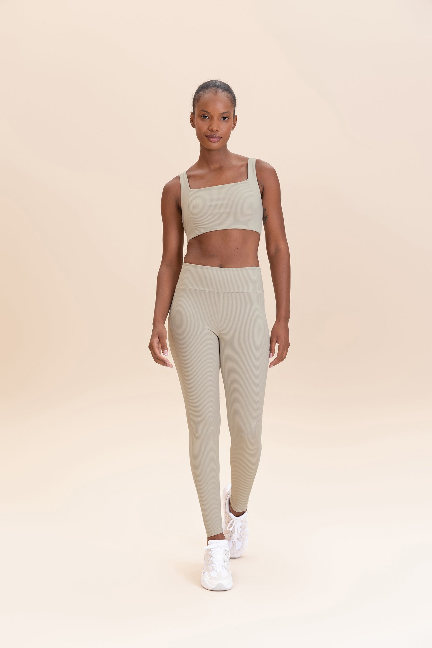 Rib Gloss Sports Bra