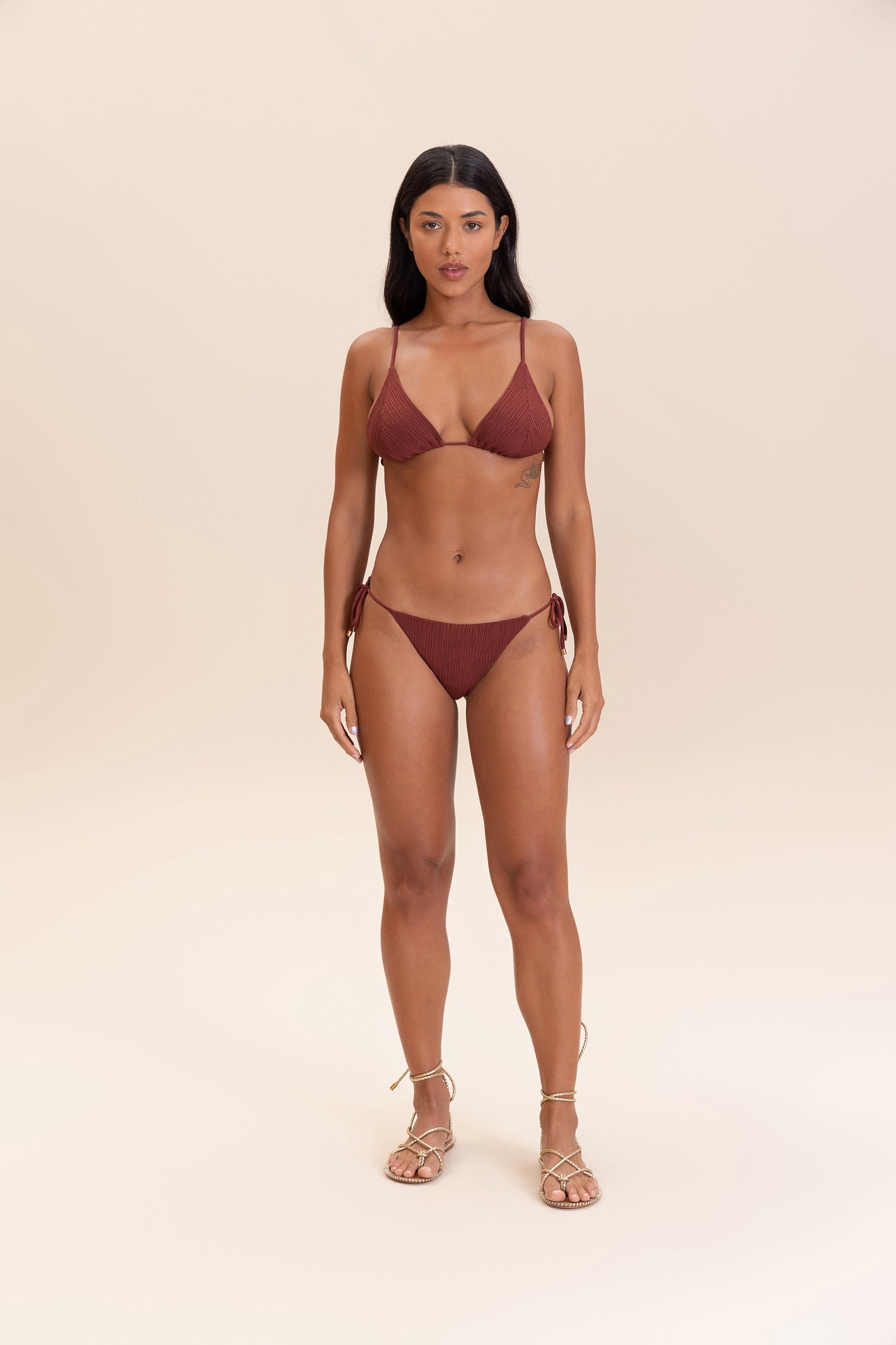Curl Maxi Triangle Bikini Top