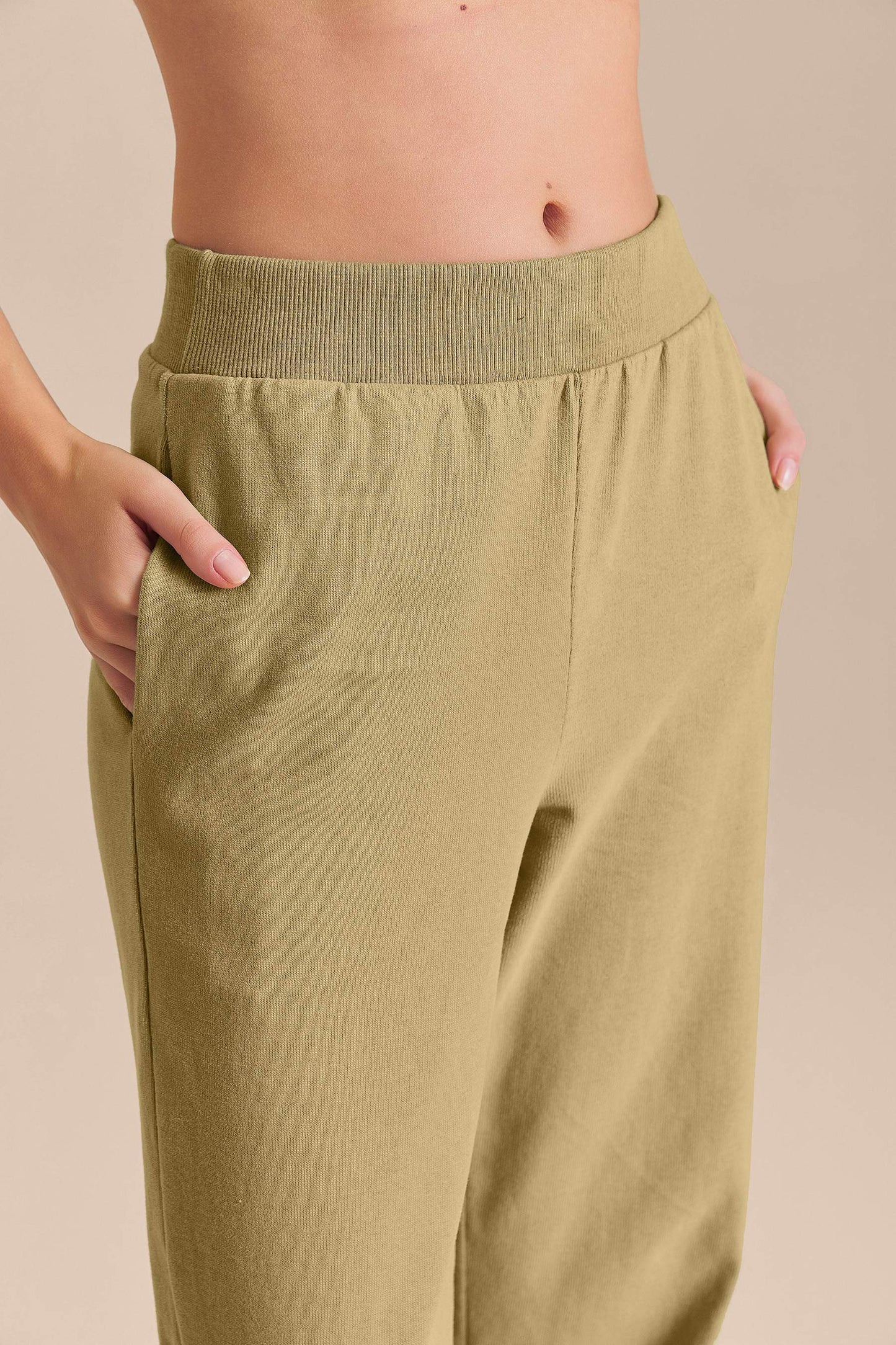 Knit Stone Straight Pants