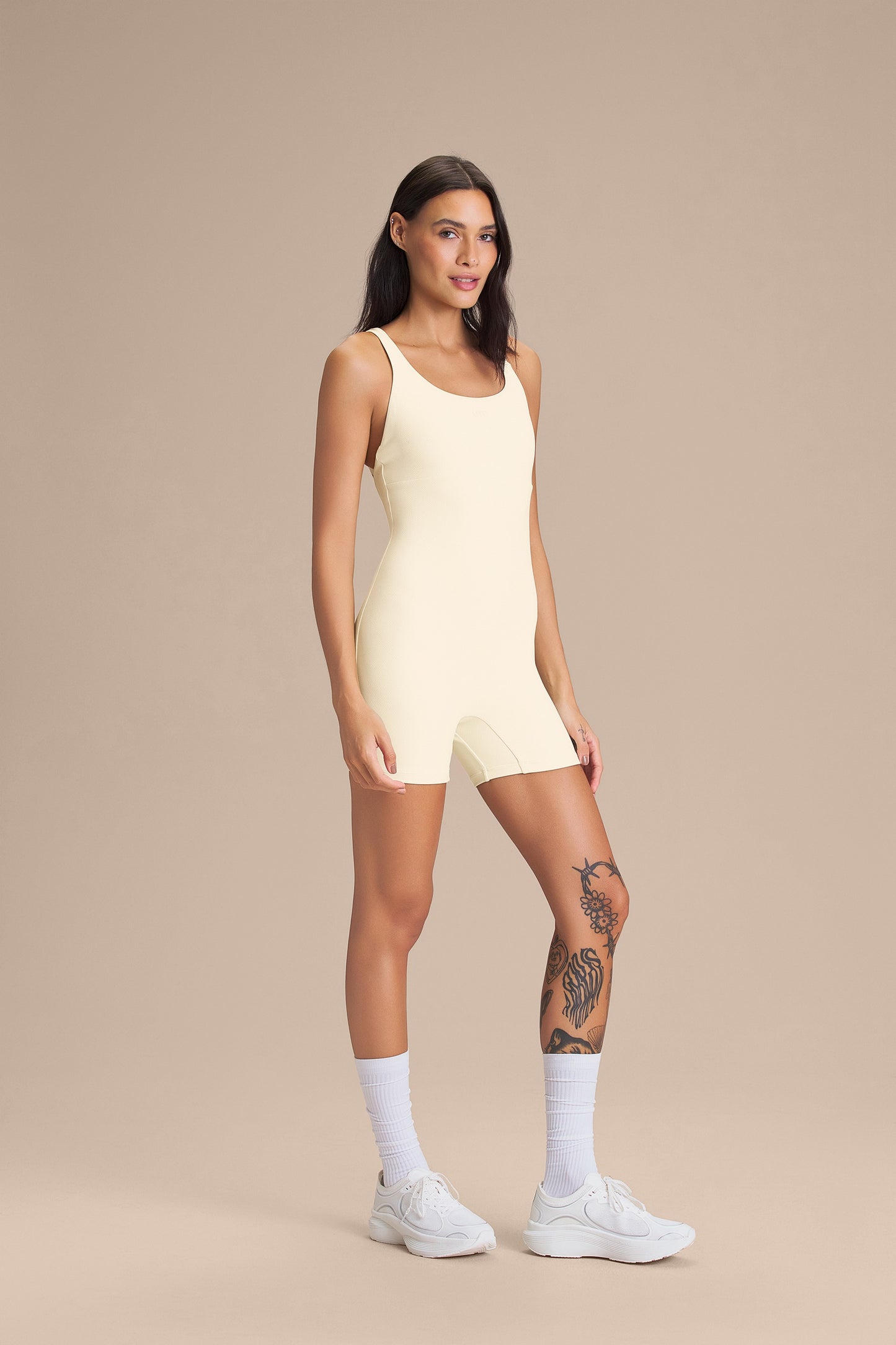 Tex Green Short Bodysuit