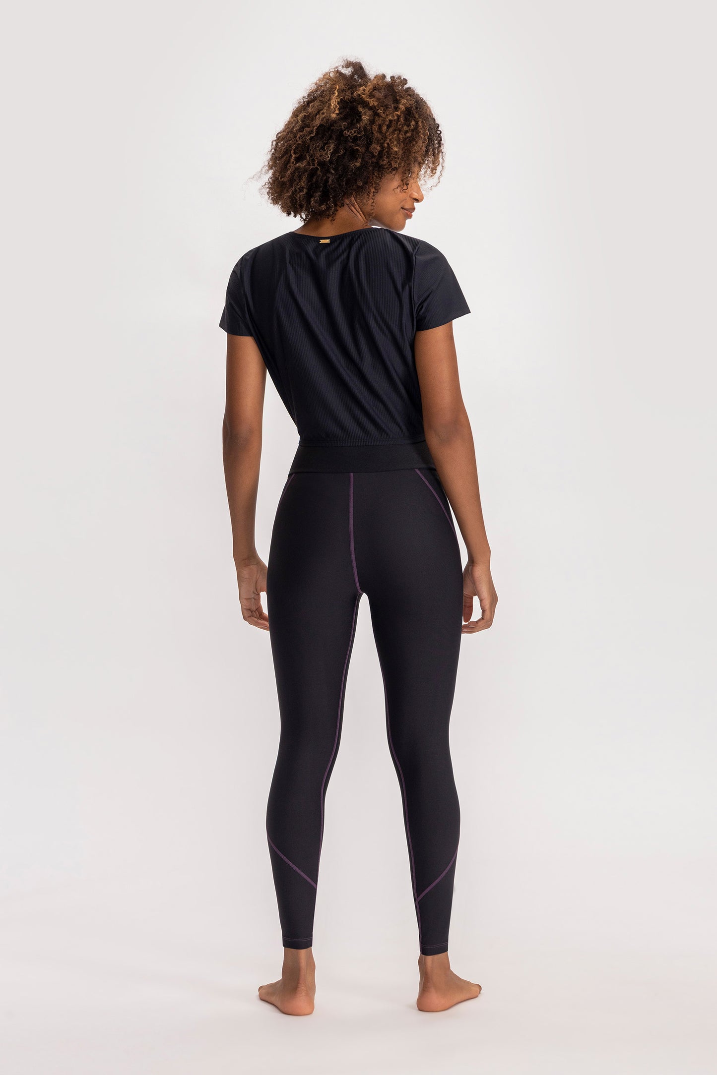 Ribbed Cropped T-Shirt
