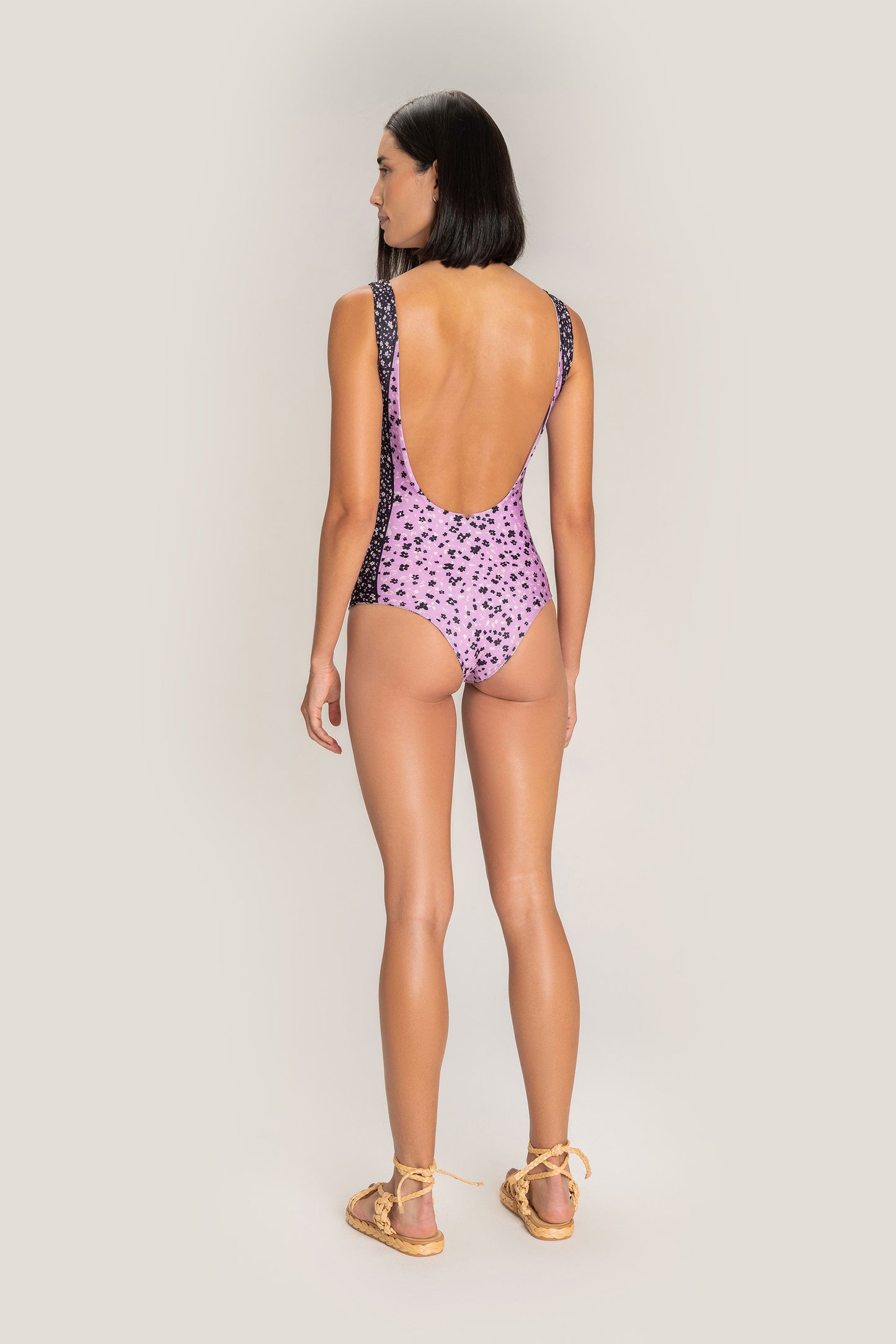 Flora Reversible Slim One Piece