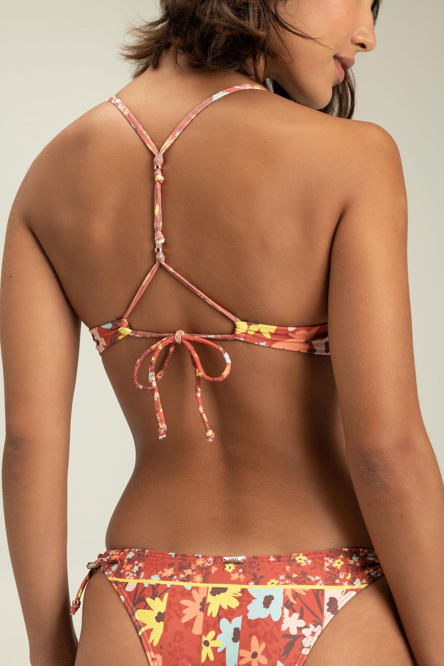 Sky Garden Tie Side Thong Bottom