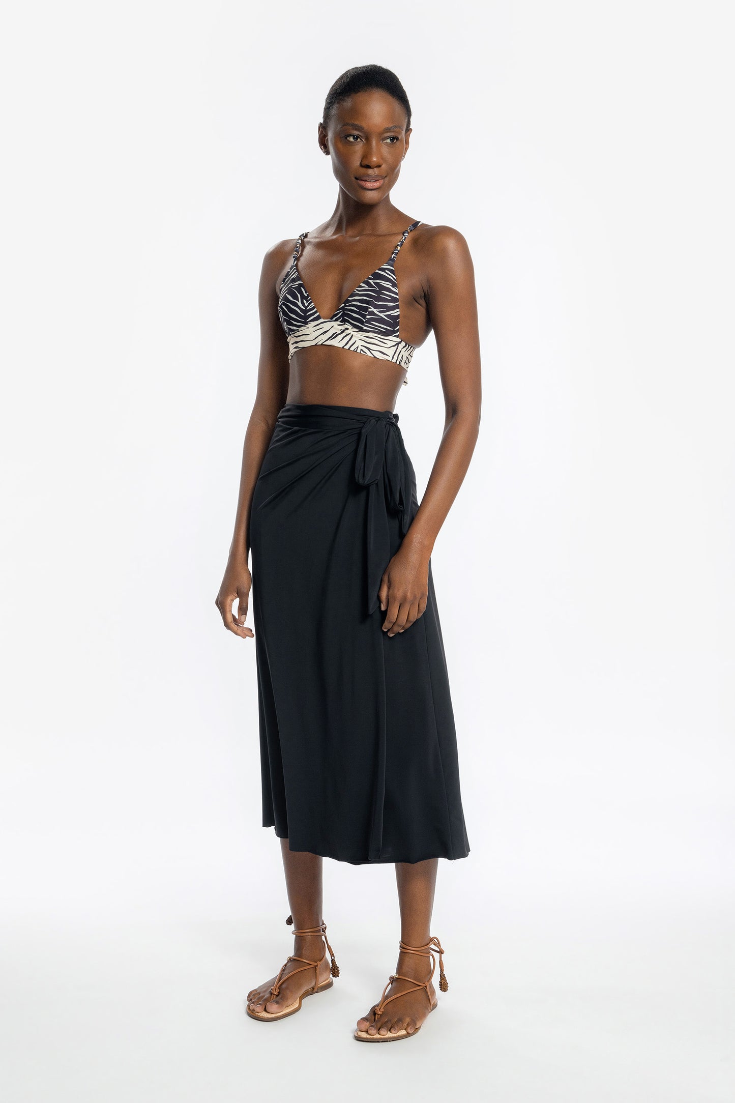 Essential Pareo Midi Skirt