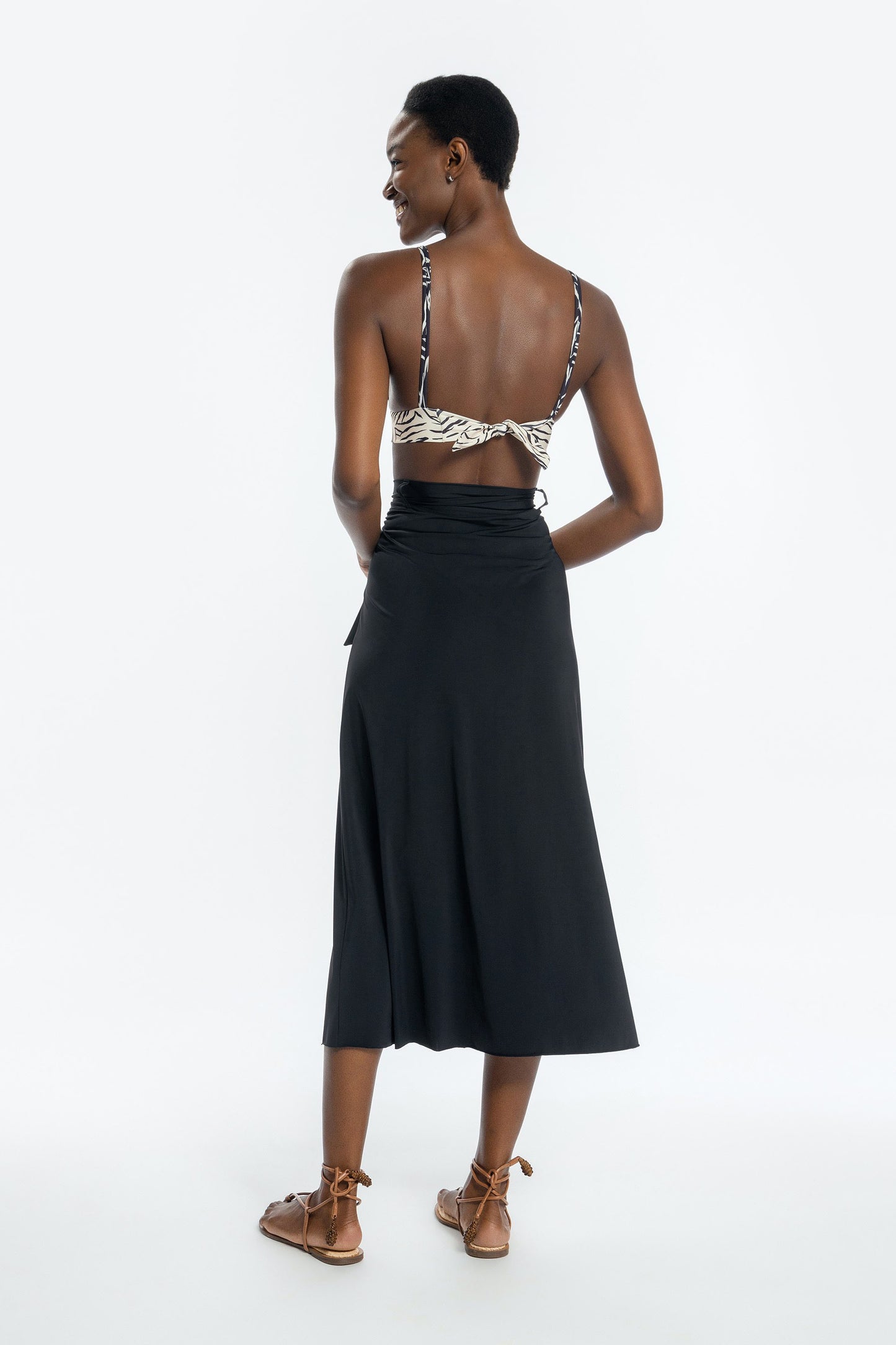 Essential Pareo Midi Skirt