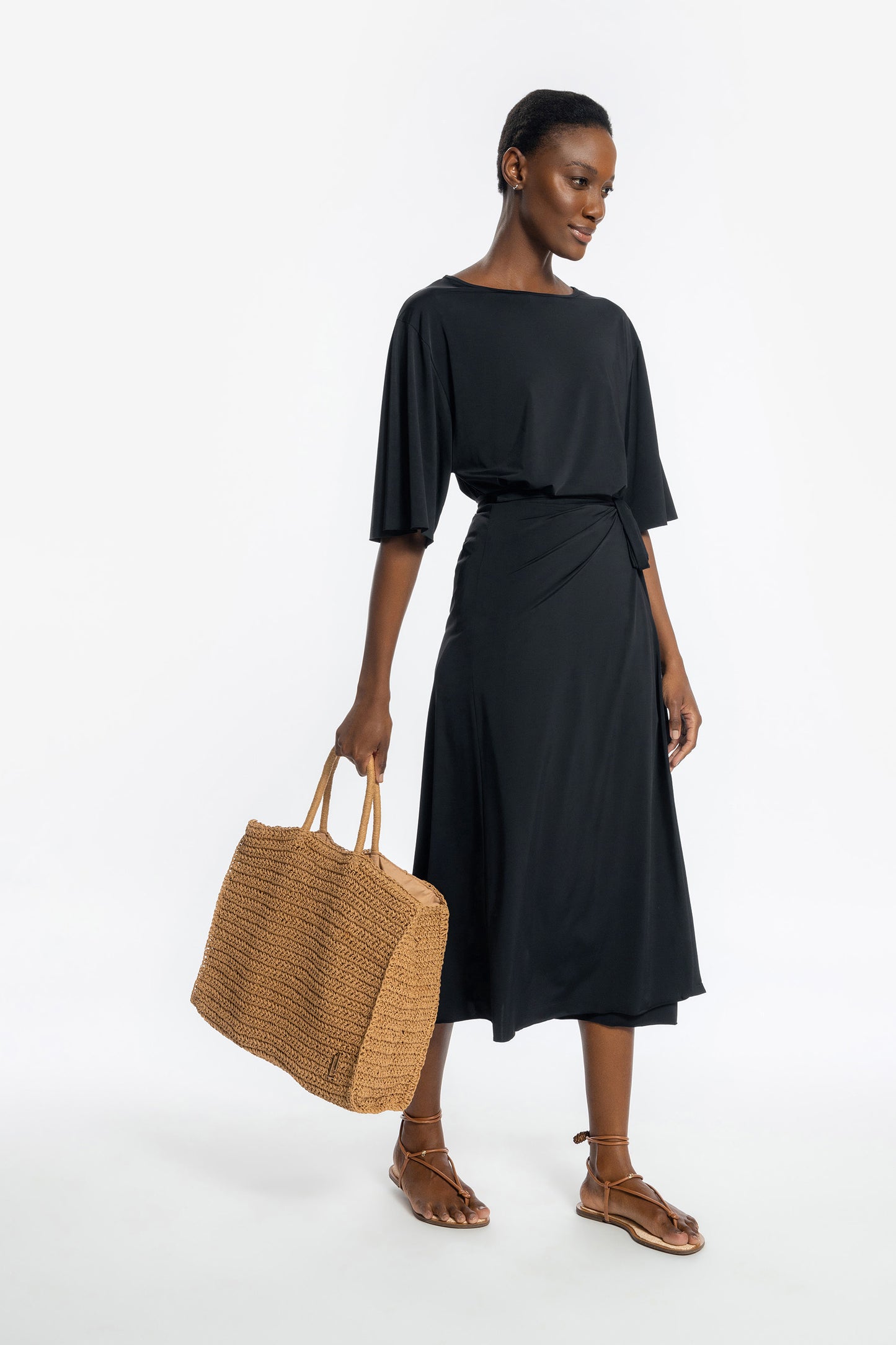 Essential Pareo Midi Skirt