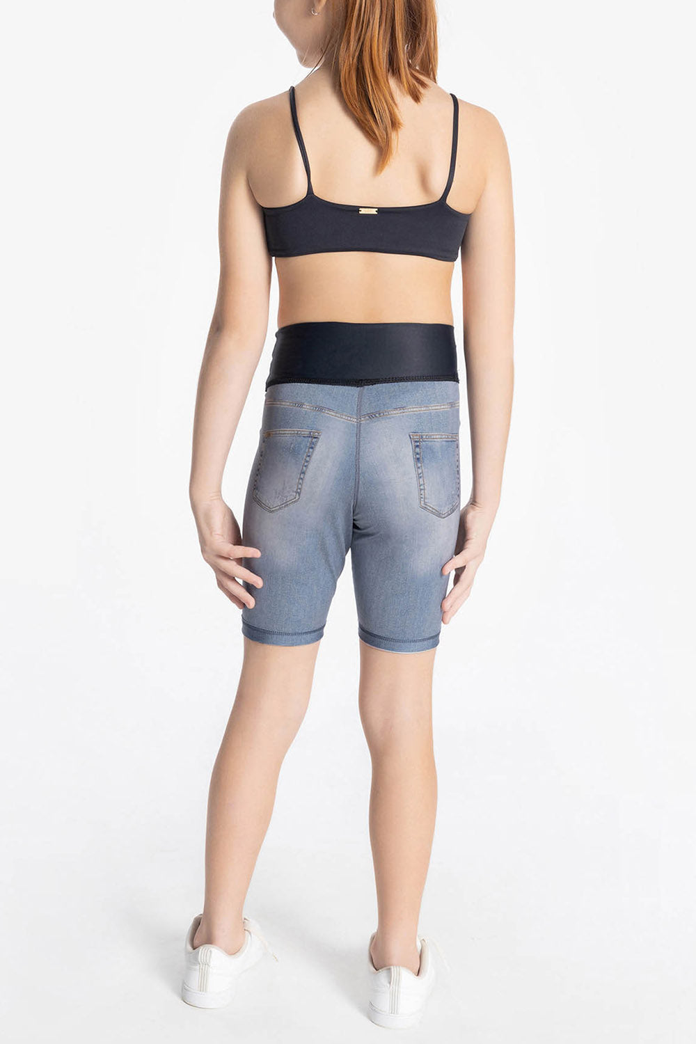 Kids Energy Reversible Denim Bermuda Shorts
