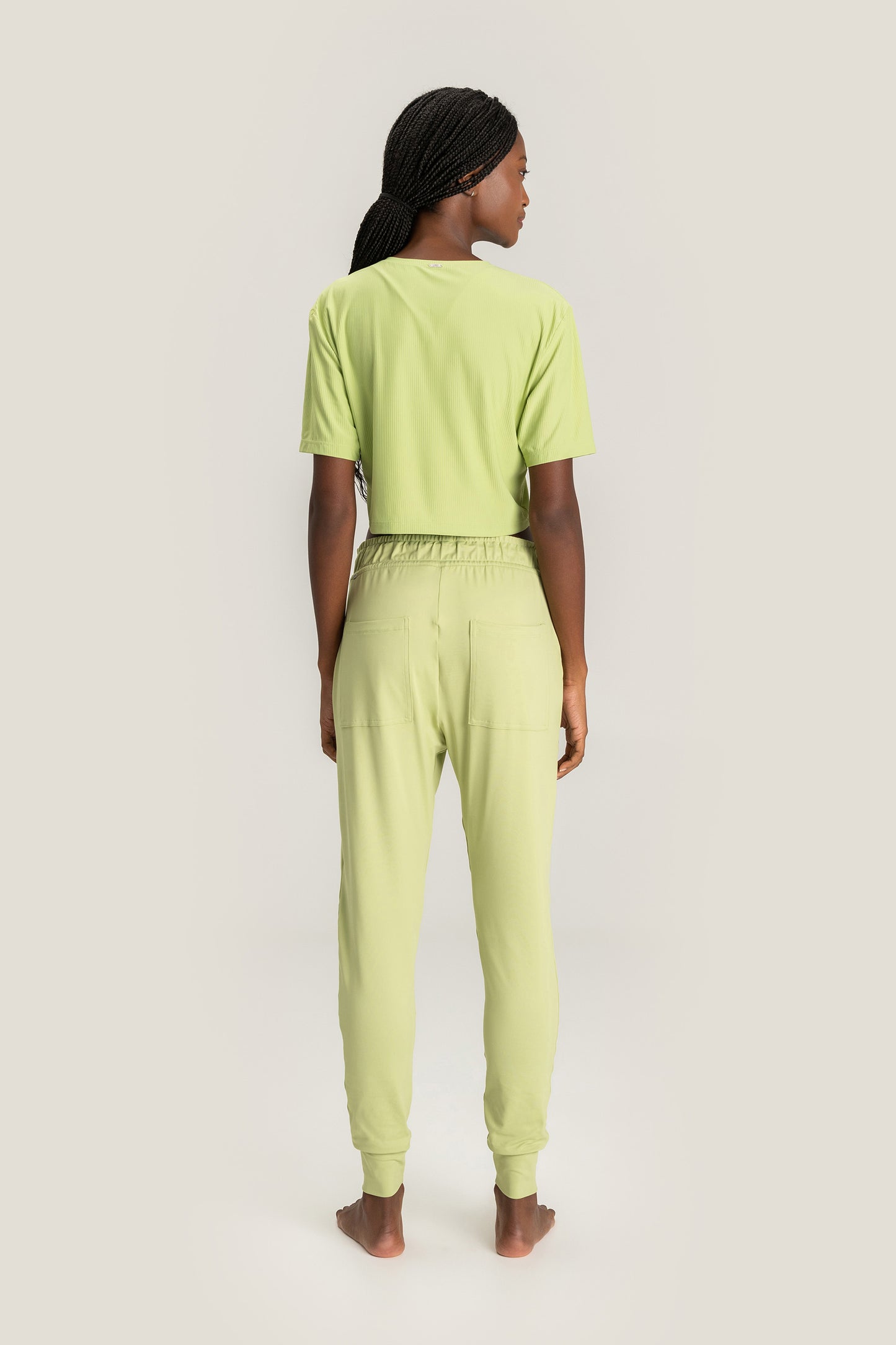 Ribbed Cropped T-Shirt