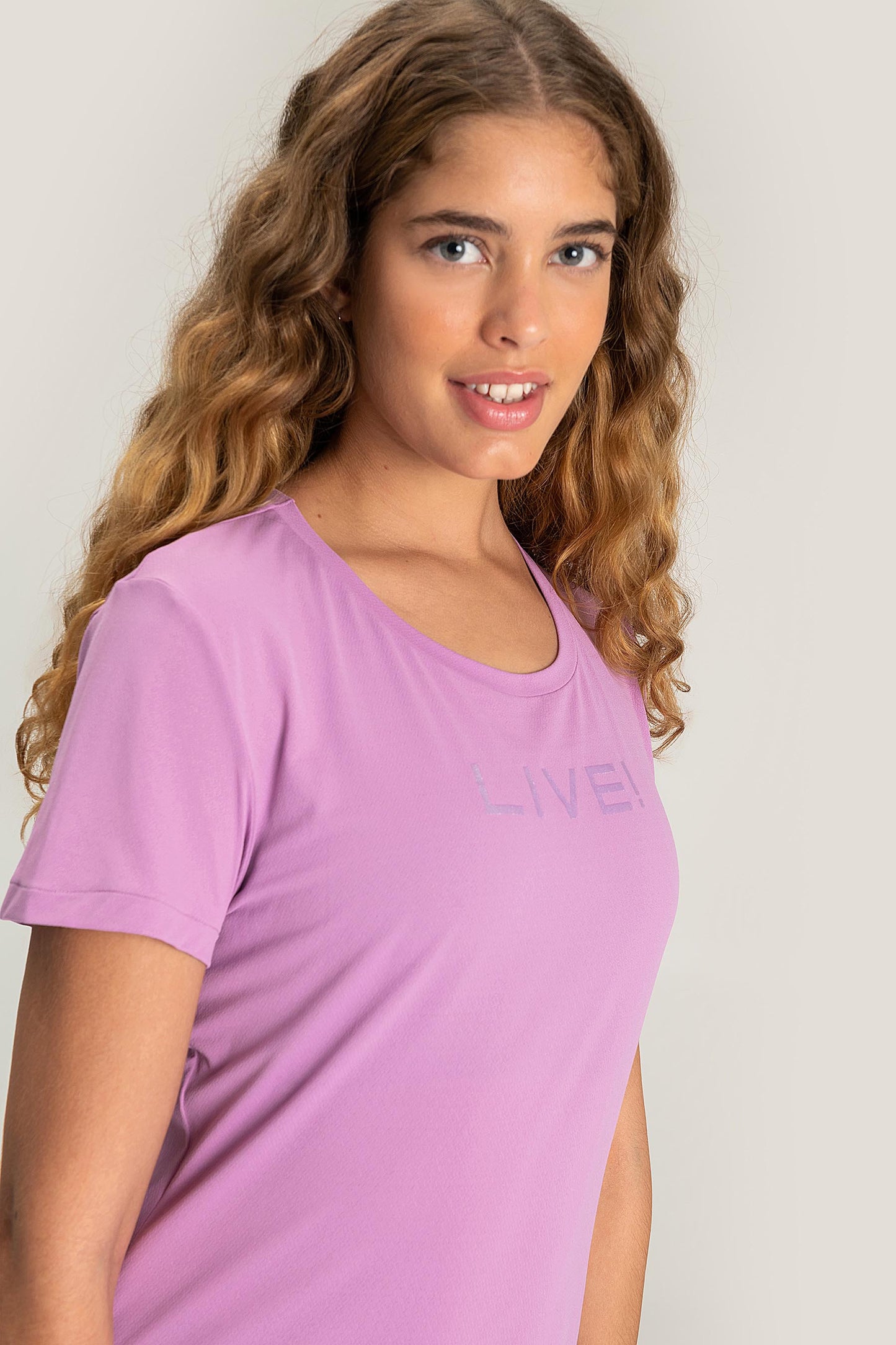 LIVE! Holographic Basic T-Shirt