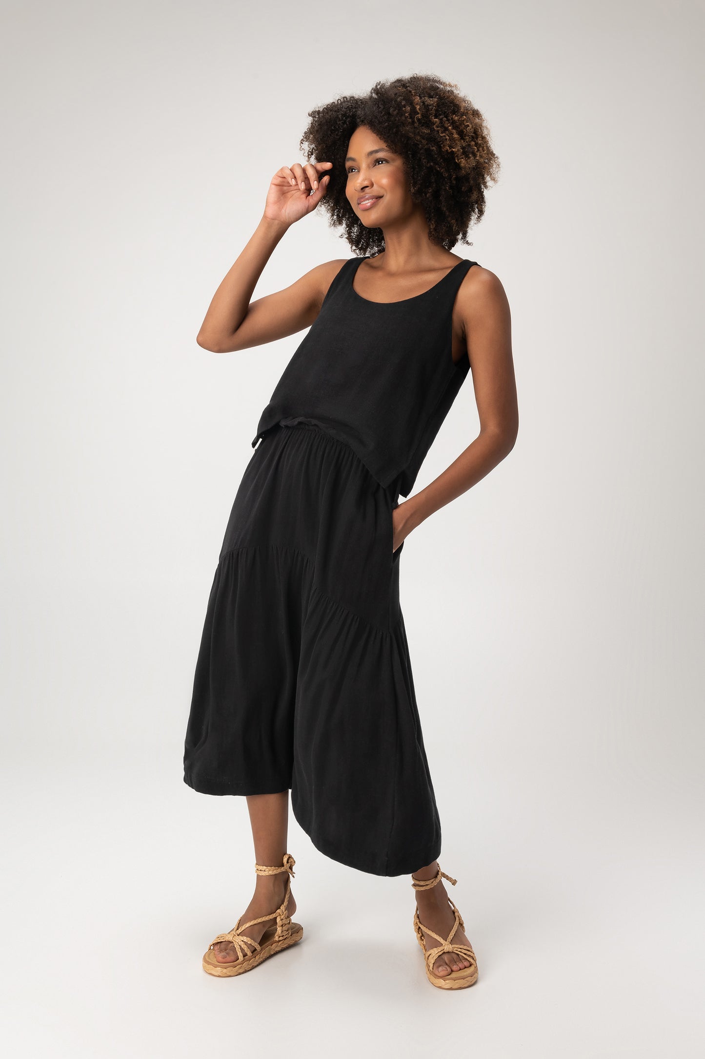 Sandy Cropped Tank