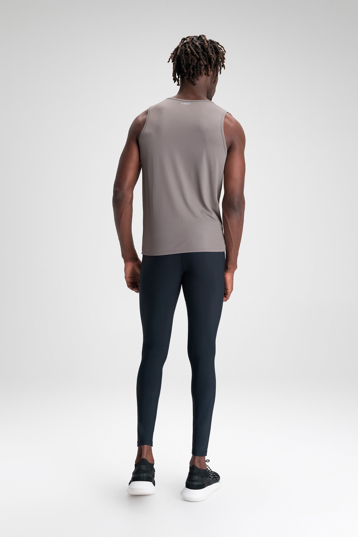 Men Geometric Fit Race Tank