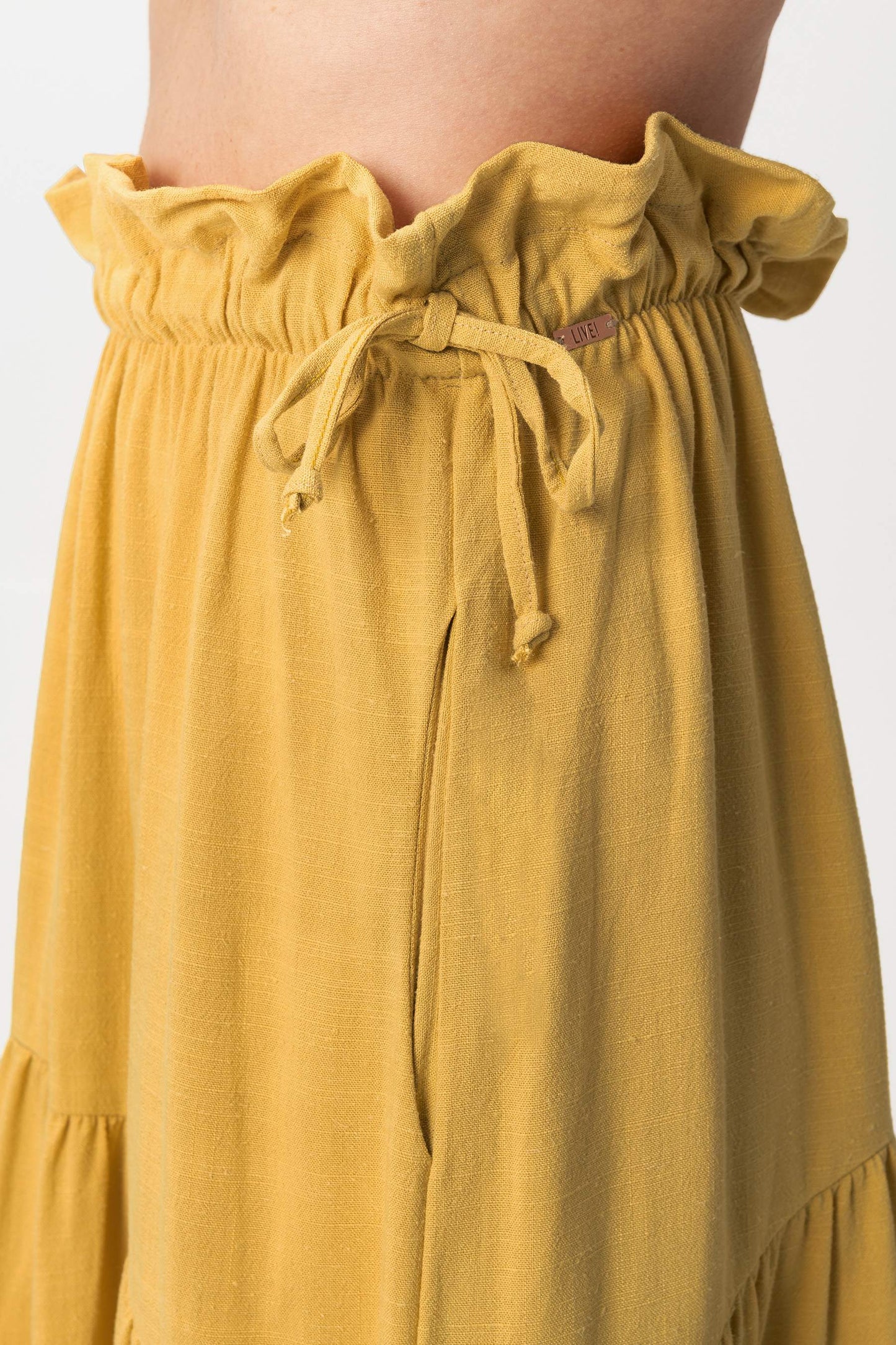 Sandy Tie Midi Skirt