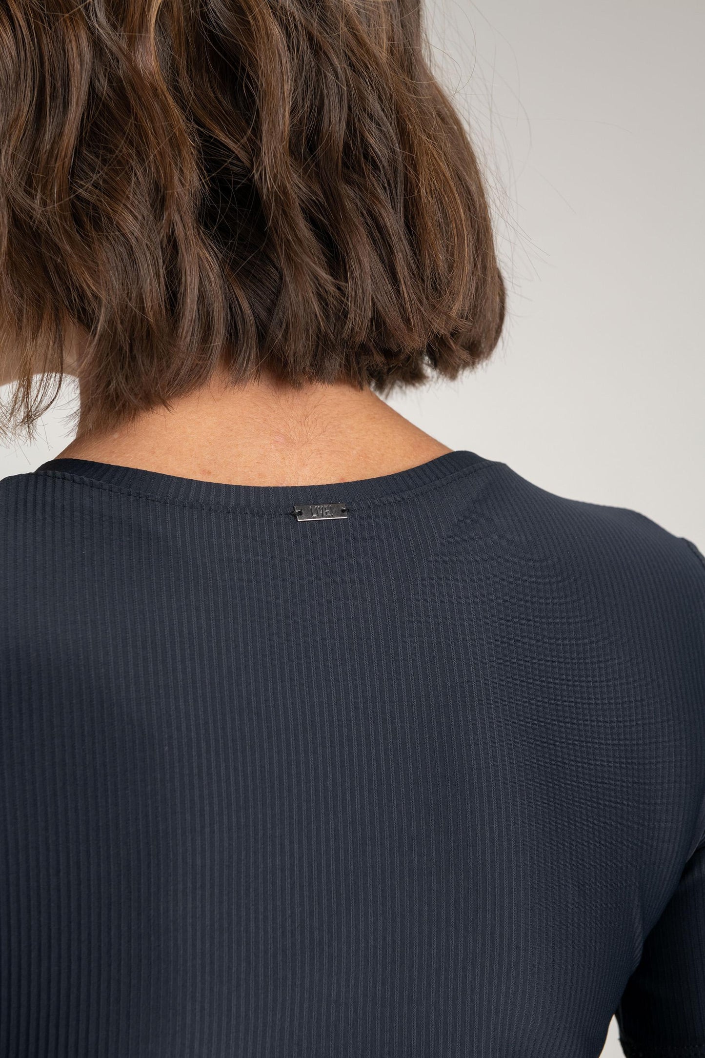Ribbed Cropped T-Shirt