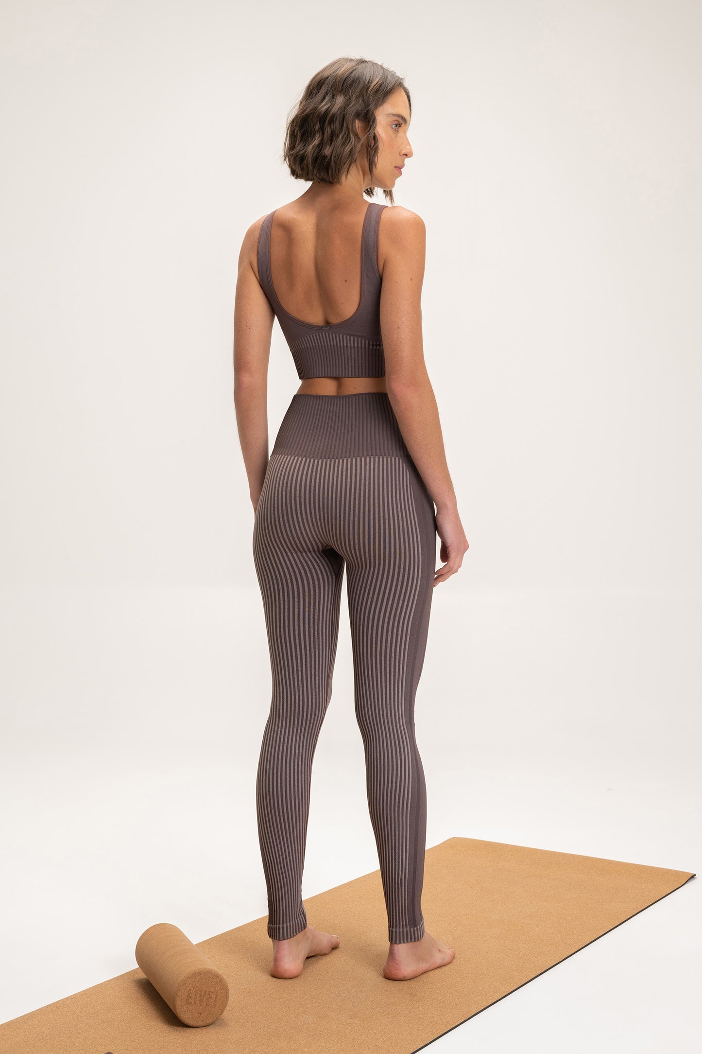 Rib Seamless Sports Bra