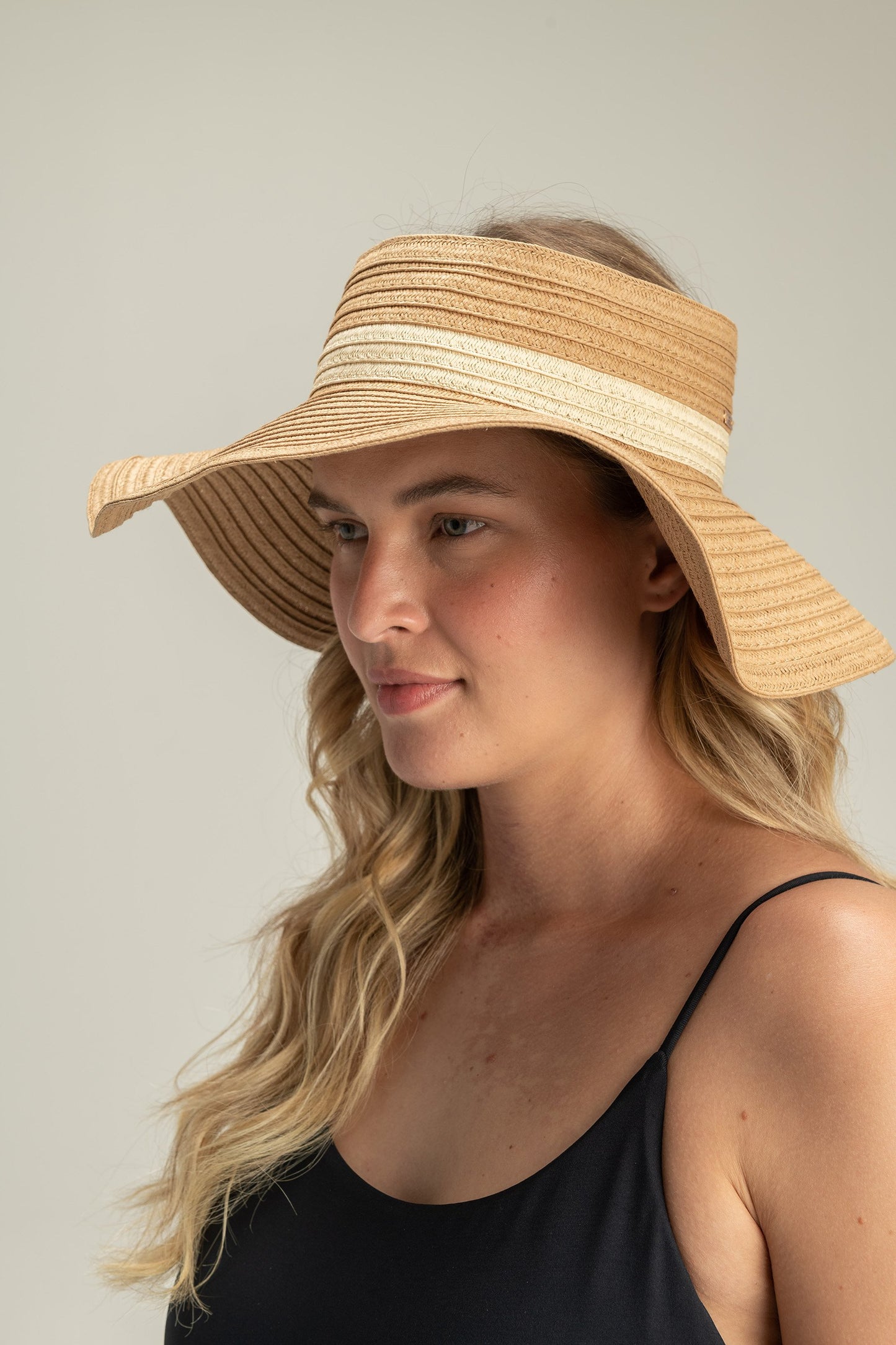 Tropical Straw Roll Hat