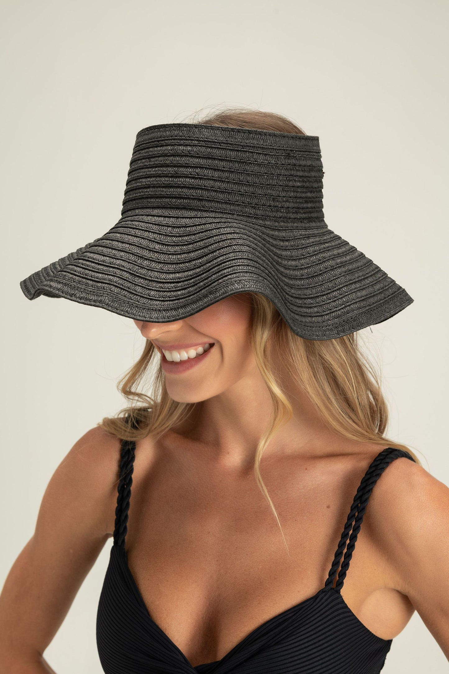 Tropical Straw Roll Hat