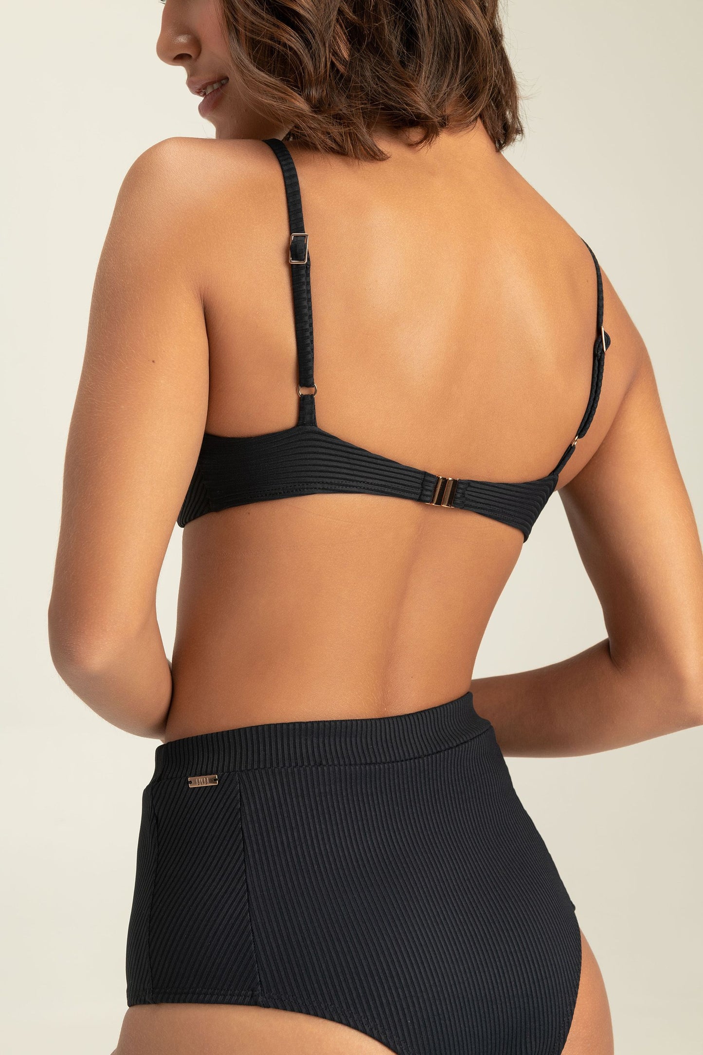 Rib Way Hot Pant Bottom