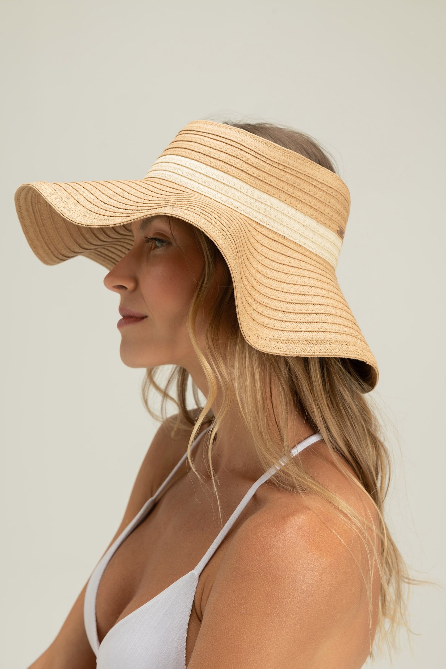 Tropical Straw Roll Hat