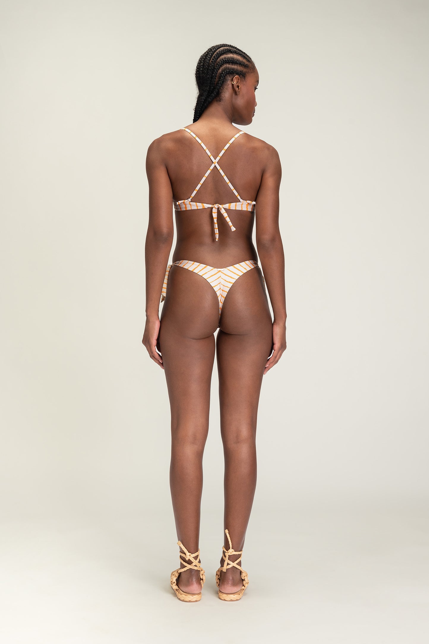 Cross Spring Triangle Bikini Top