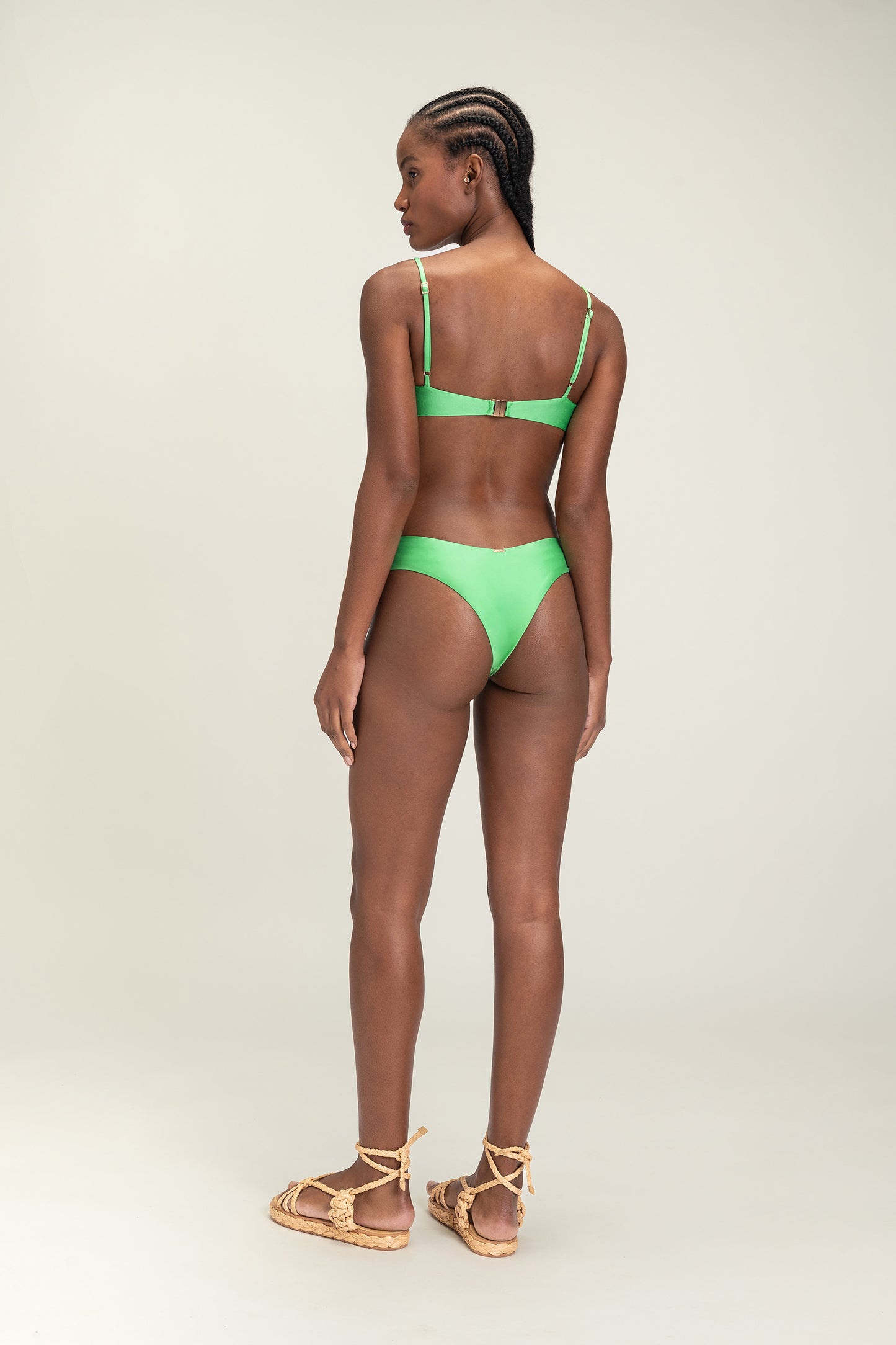 Shine Curve Thong Bottom