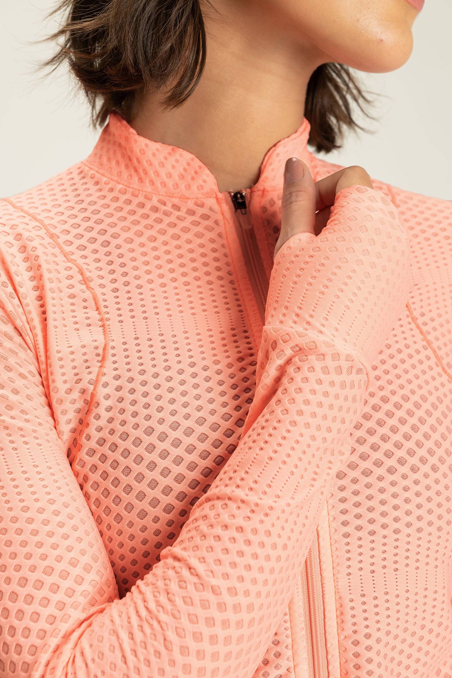 Effect Texture Run Jacket