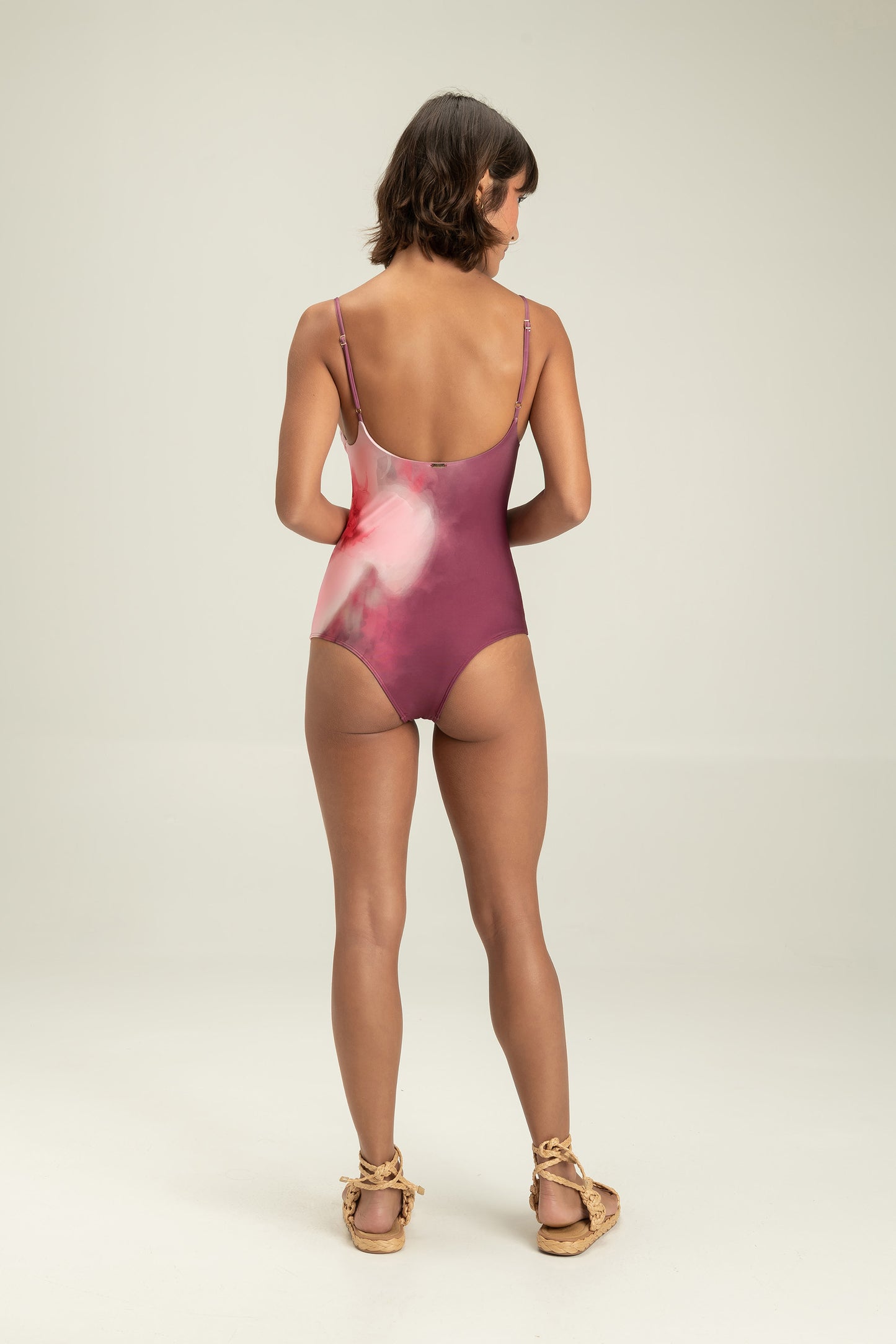 Water Boost Halter One-Piece Swimsuit