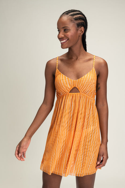 Back Crisscross Mini Dress
