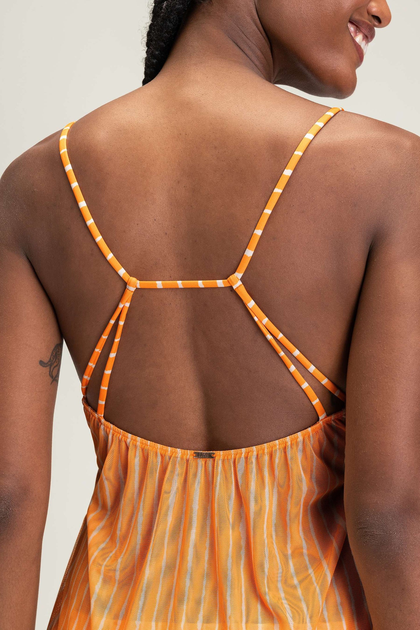 Back Crisscross Mini Dress
