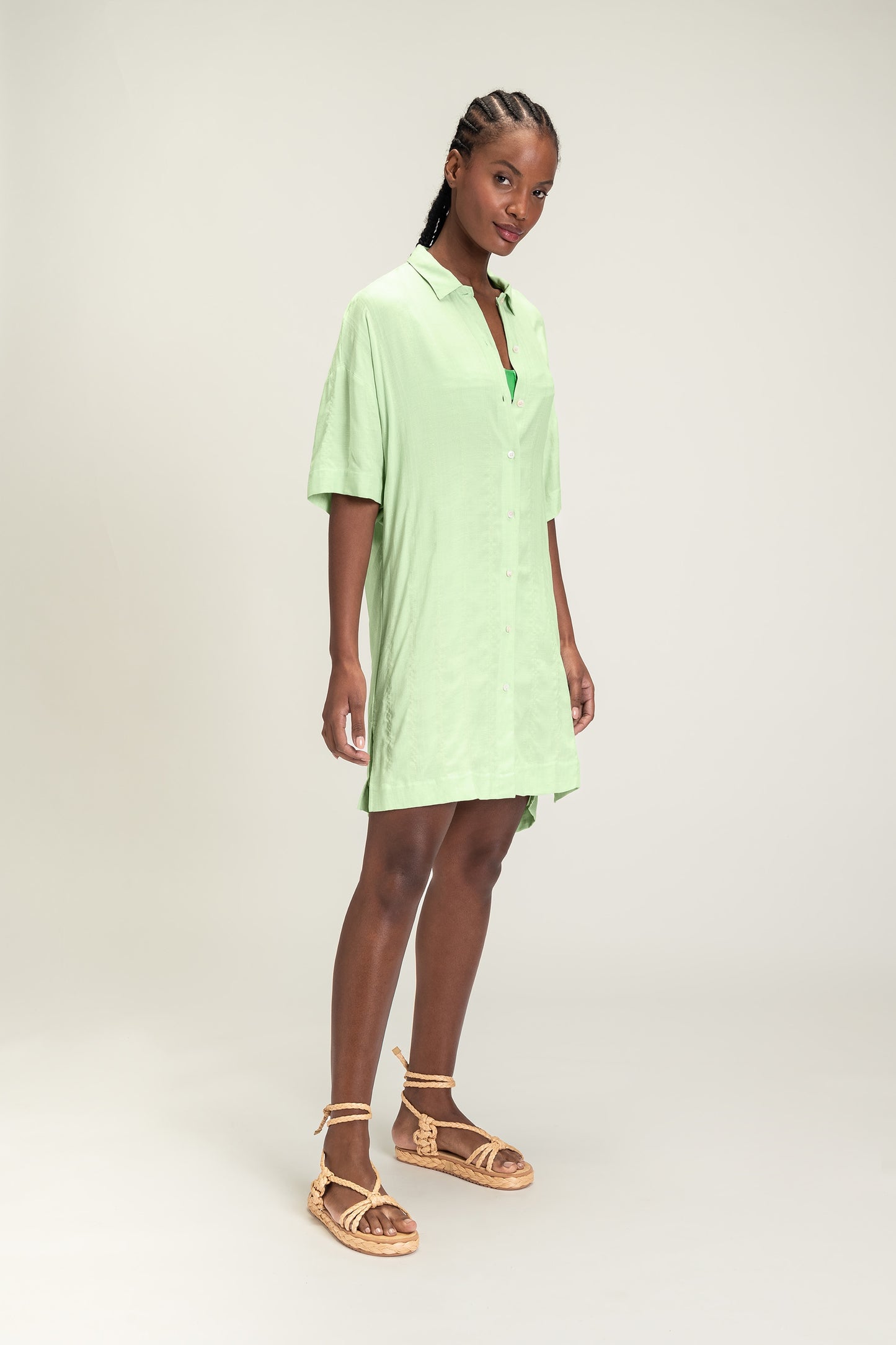 Open Back Beach Shirt