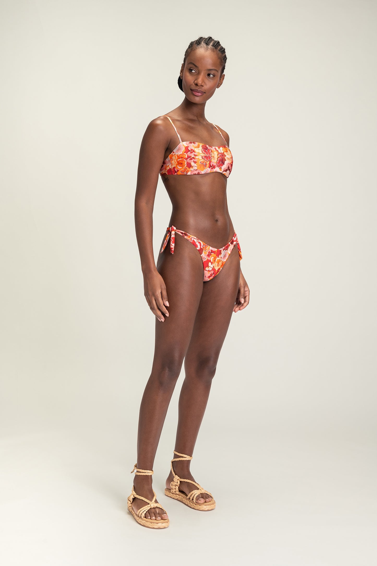 Cut Spring Bandeau Bikini Top