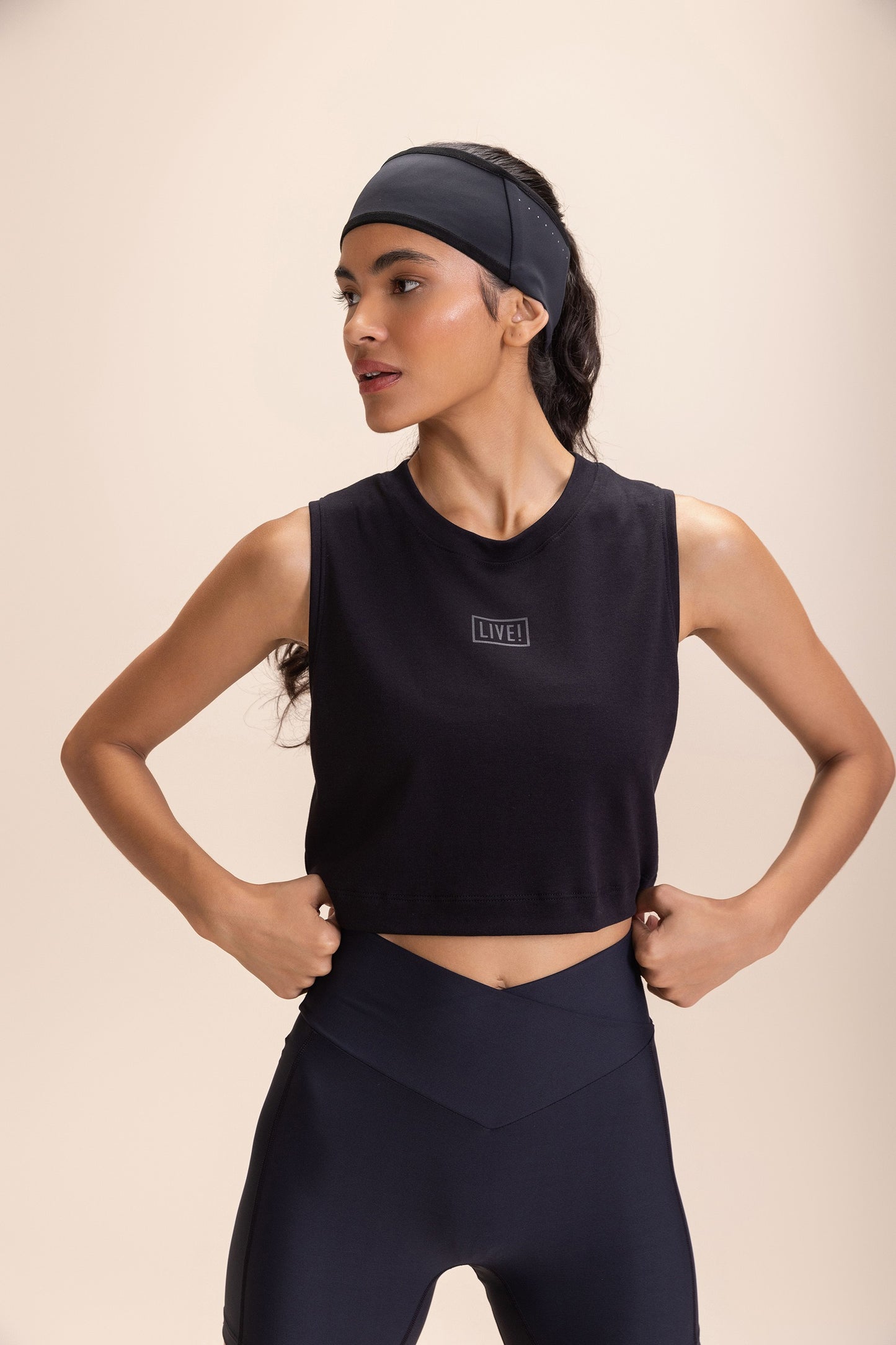 Crop Tank top LIVE! Turn