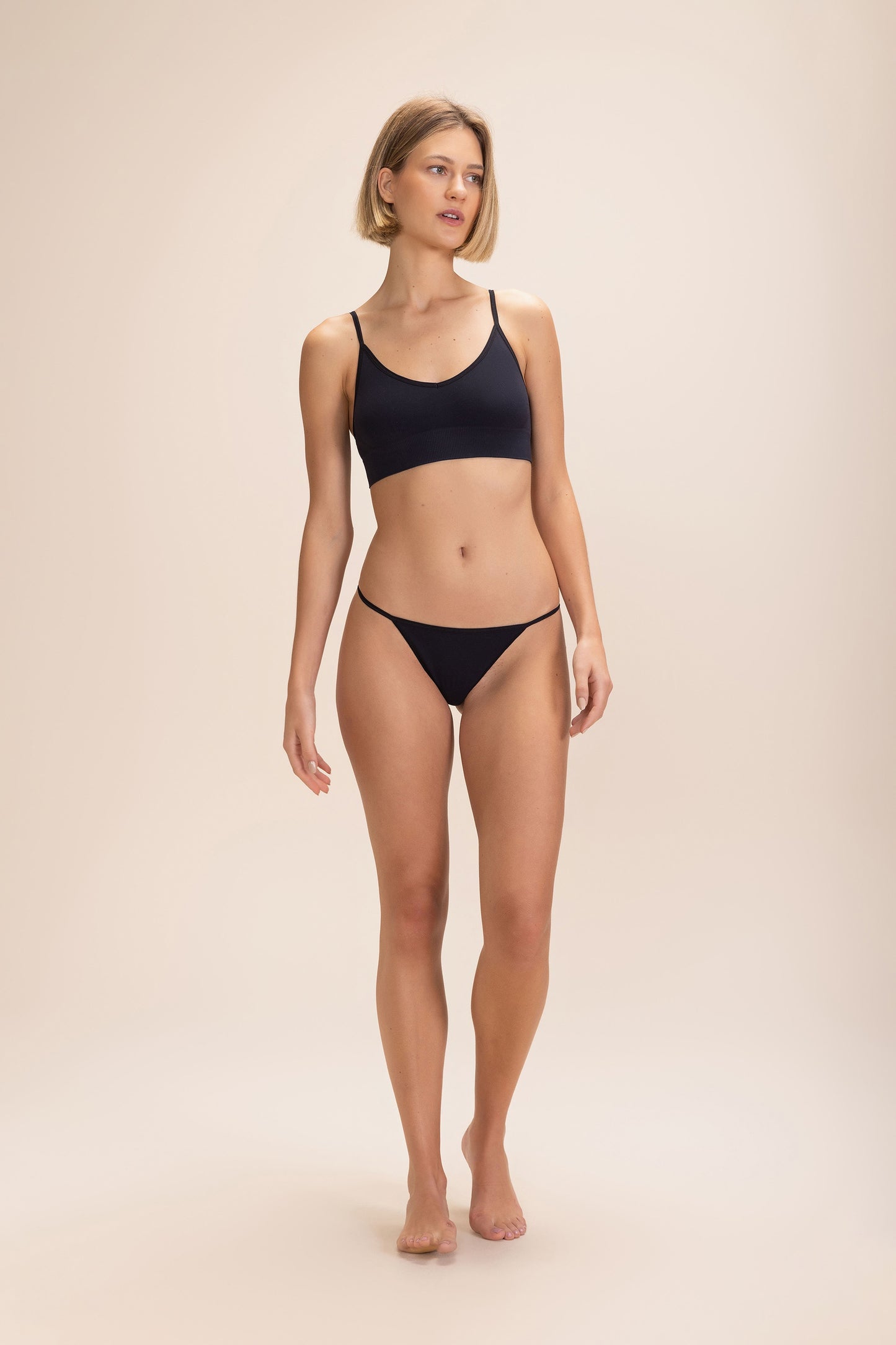 Seamless String Push Thong