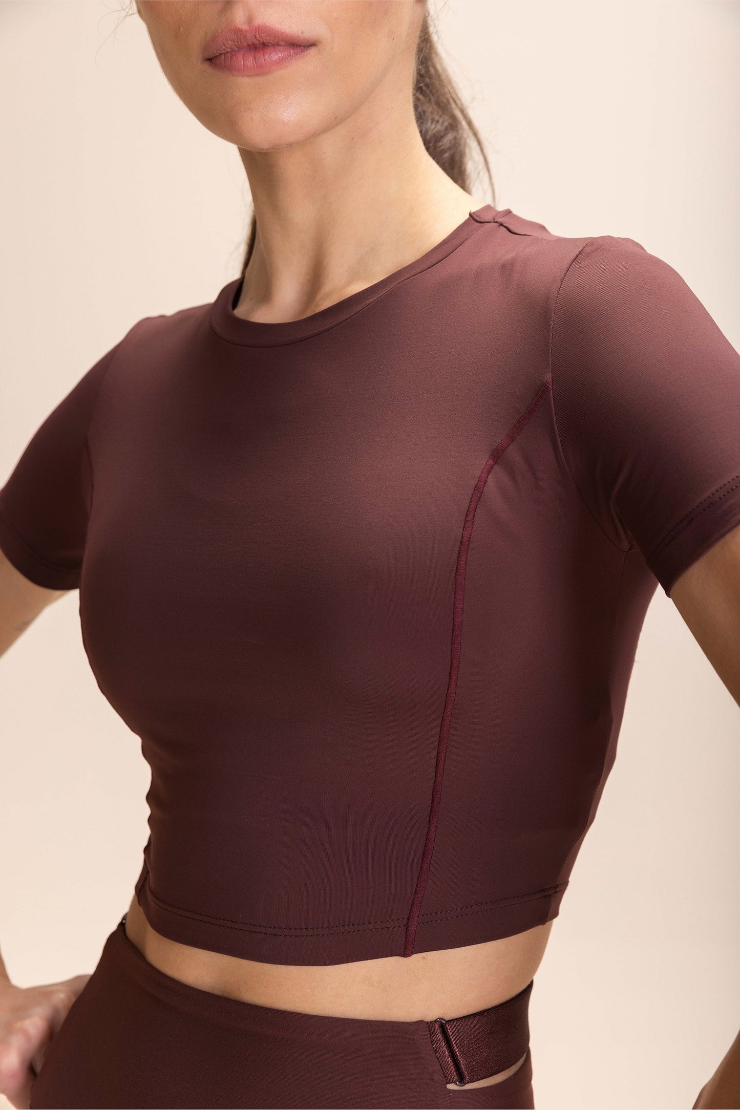 CAMISETA CROPPED THERMO SKIN MISTY