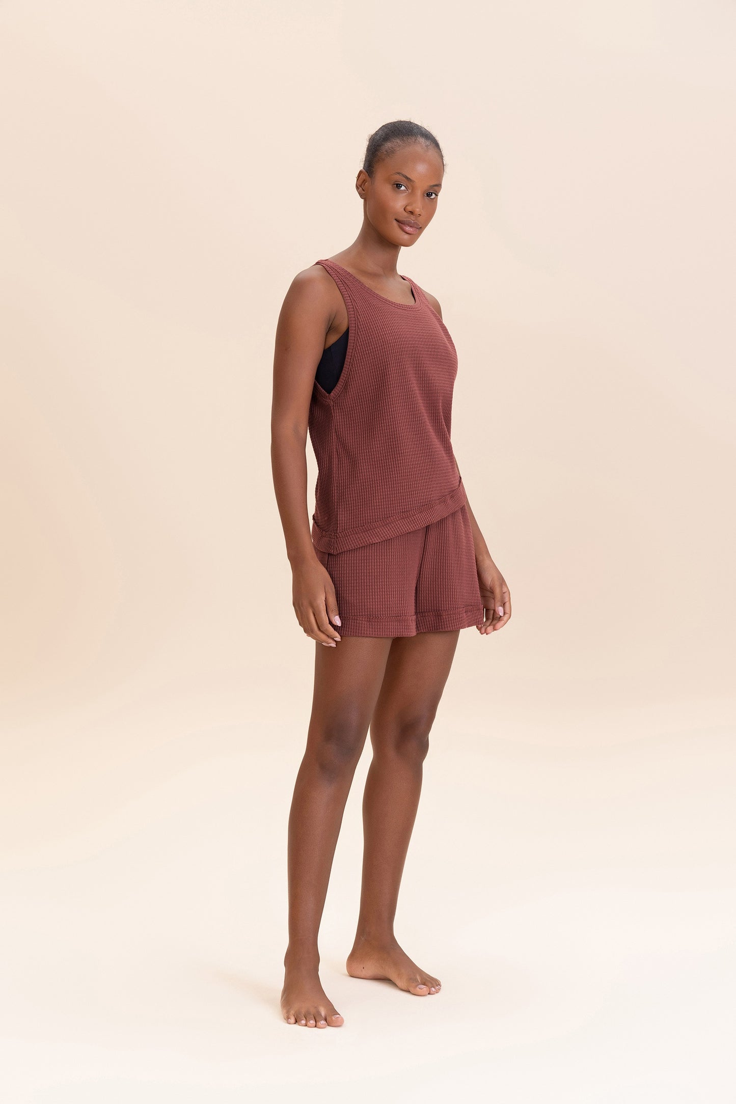 Asymmetric Coozy Tank Top