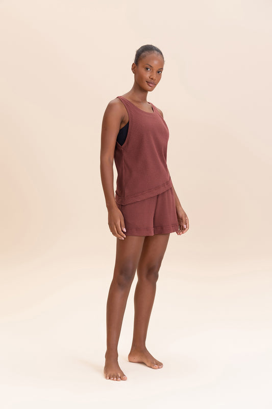 Asymmetric Coozy Tank Top