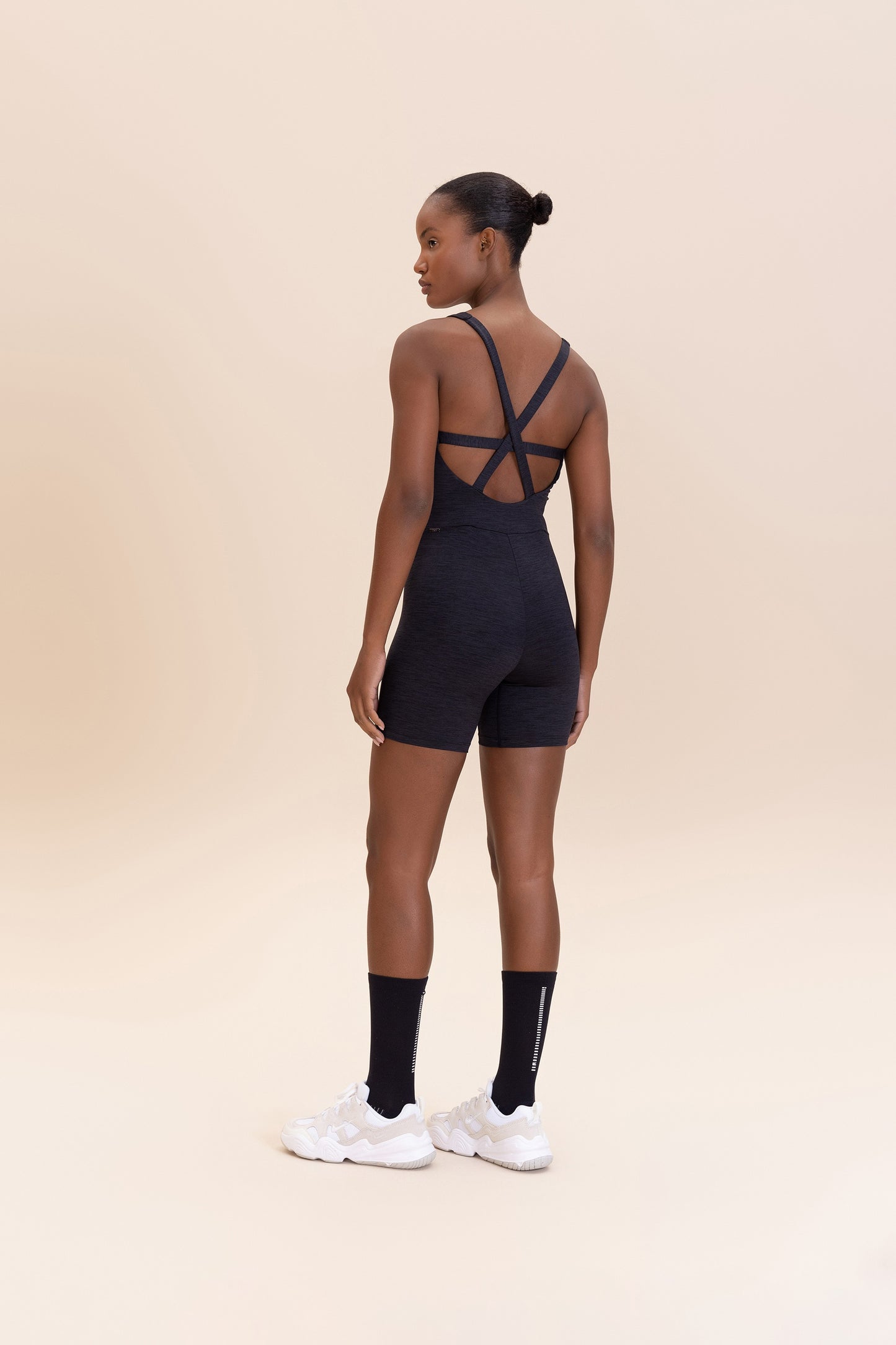 Cross MeIange Long Jumpsuit