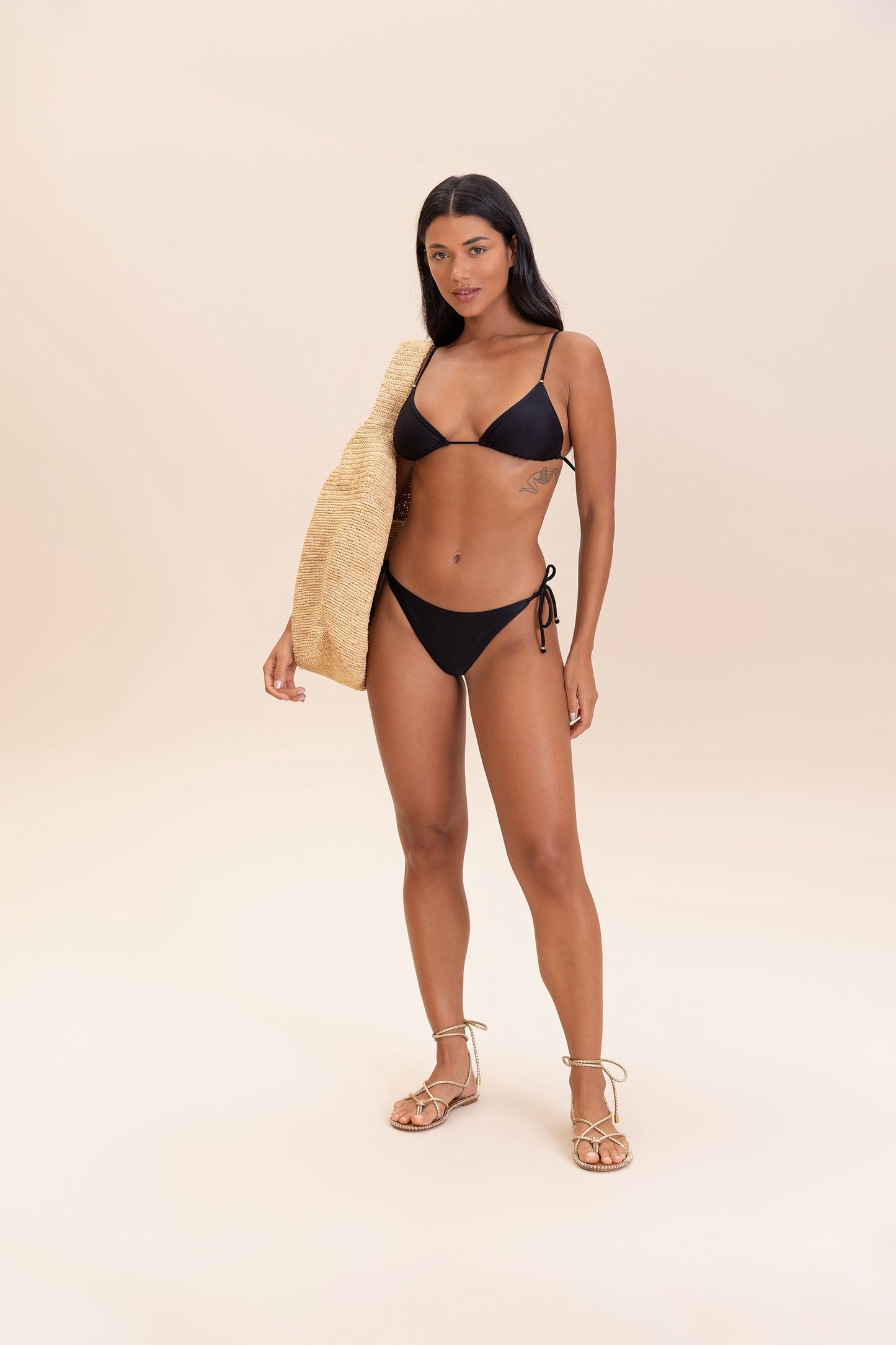 Shine Triangle Bikini Top
