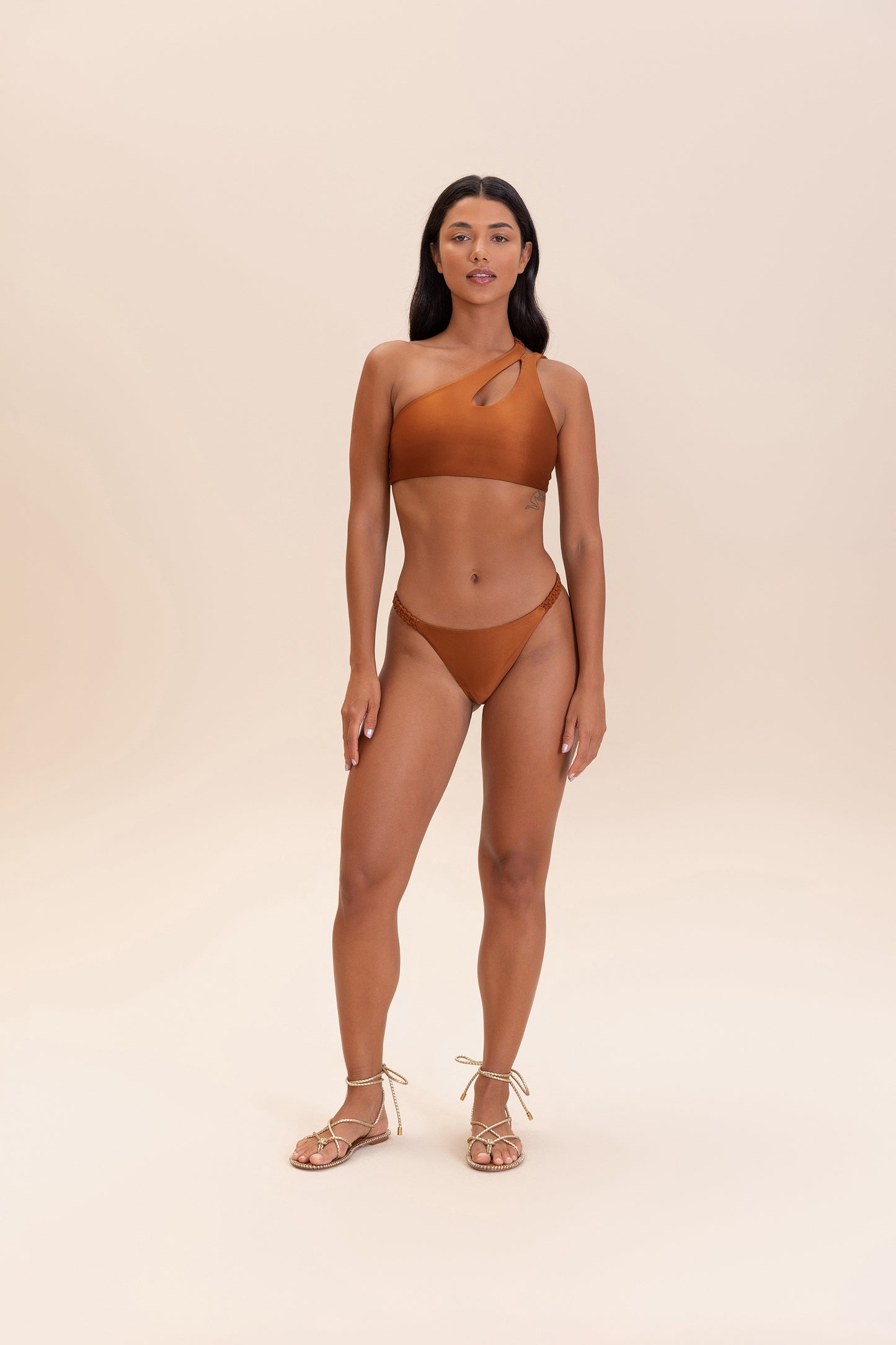 Shine One-Shoulder Bikini Top