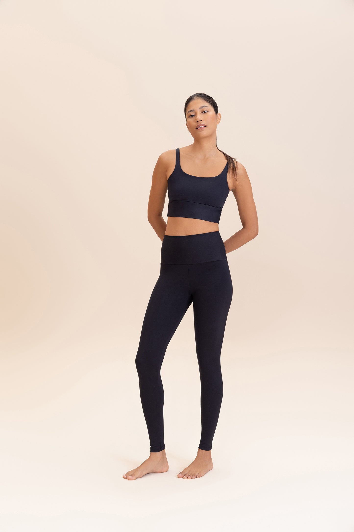 ByNature Wide-Waistband Long Leggings