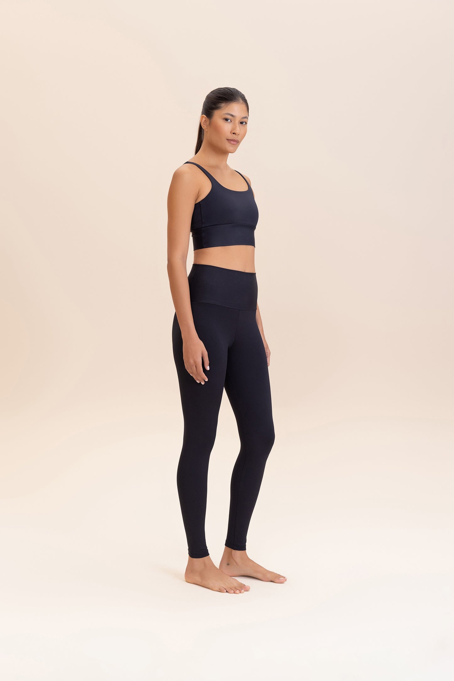 ByNature Wide-Waistband Long Leggings