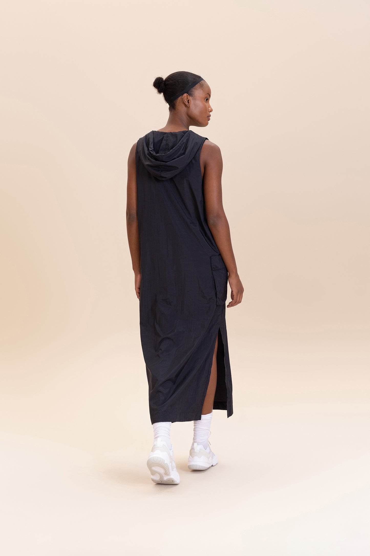 Nylon Net Midi Dress
