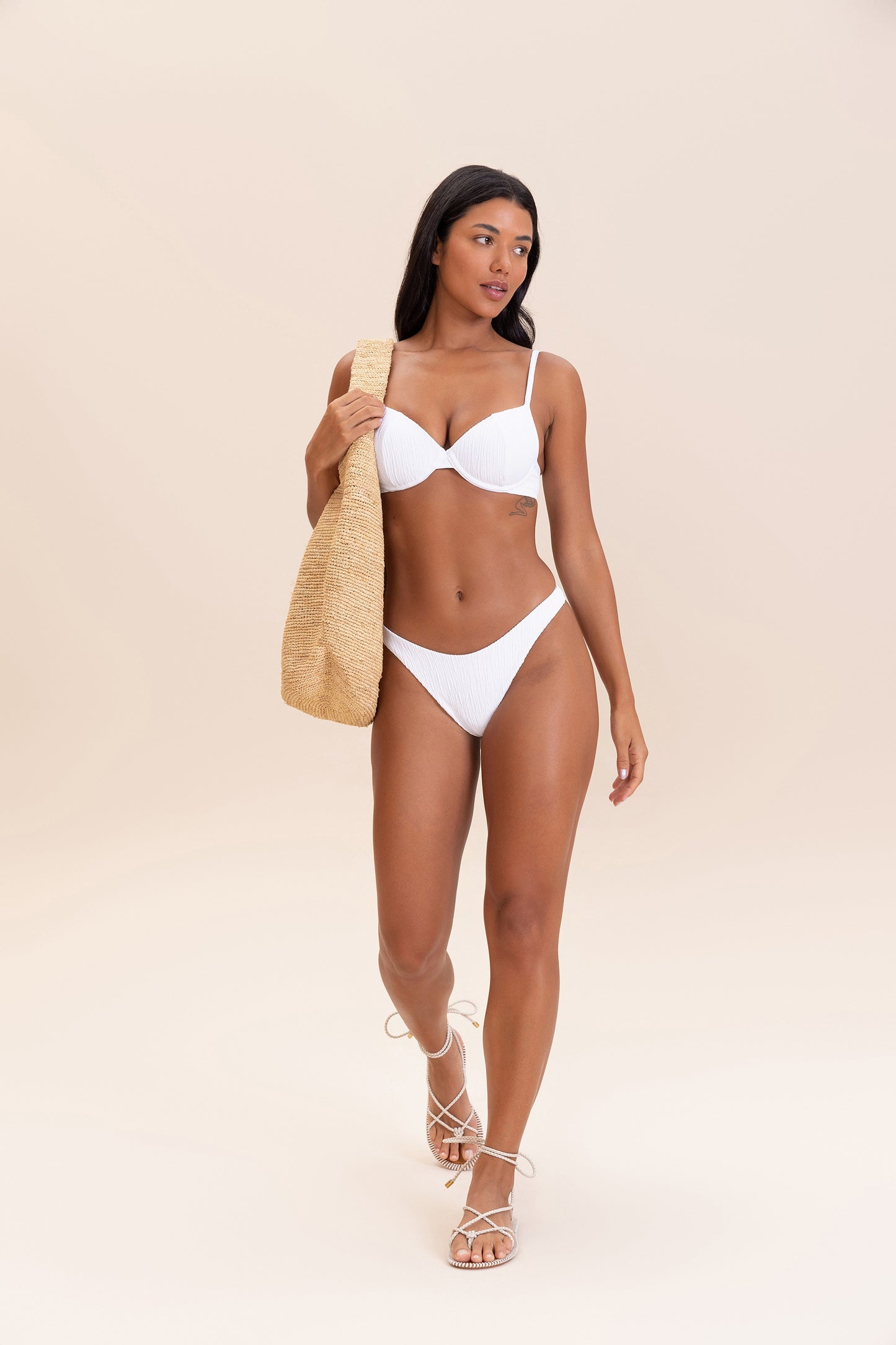 Curl Half-Cup Bikini Top