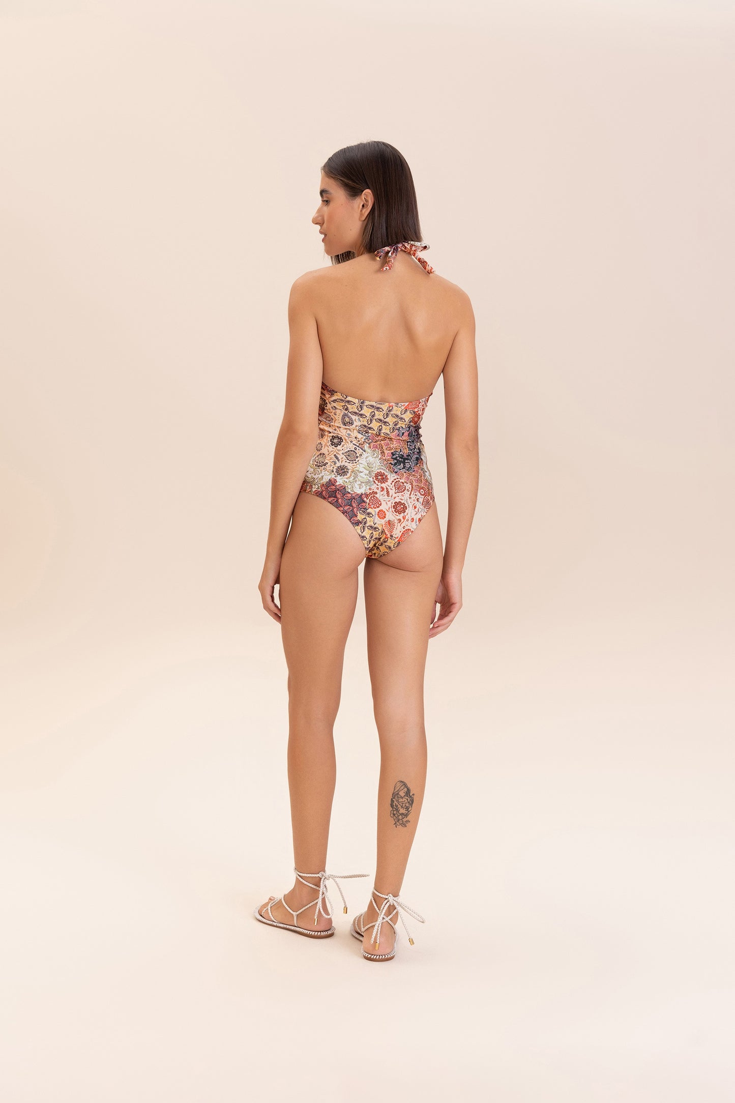 Boho Bloom Cross Swimsuit
