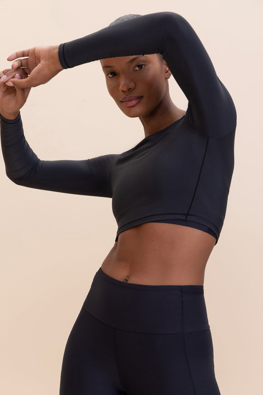 Harmony Crop LS Shirt