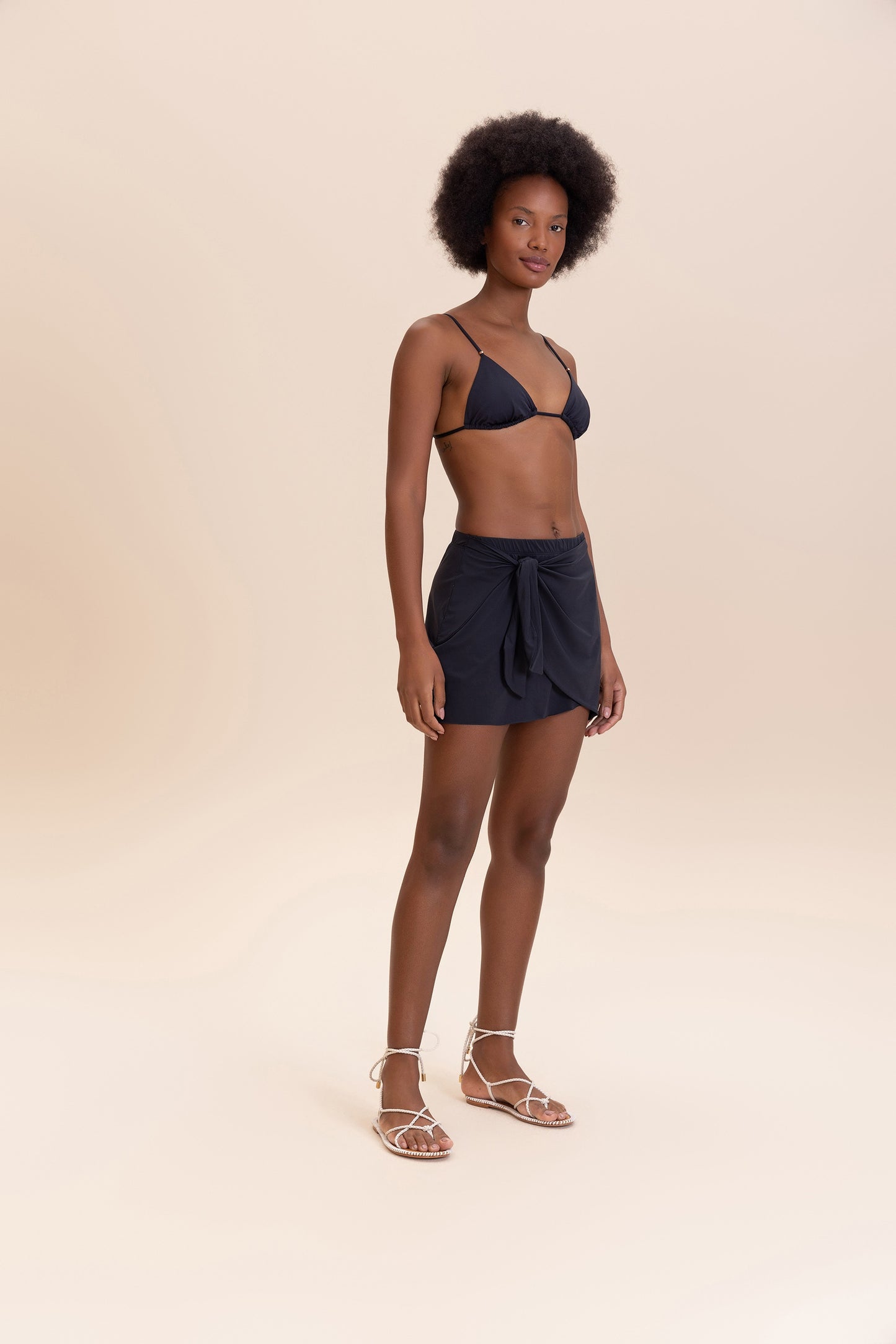 Wide Wrap Skirt