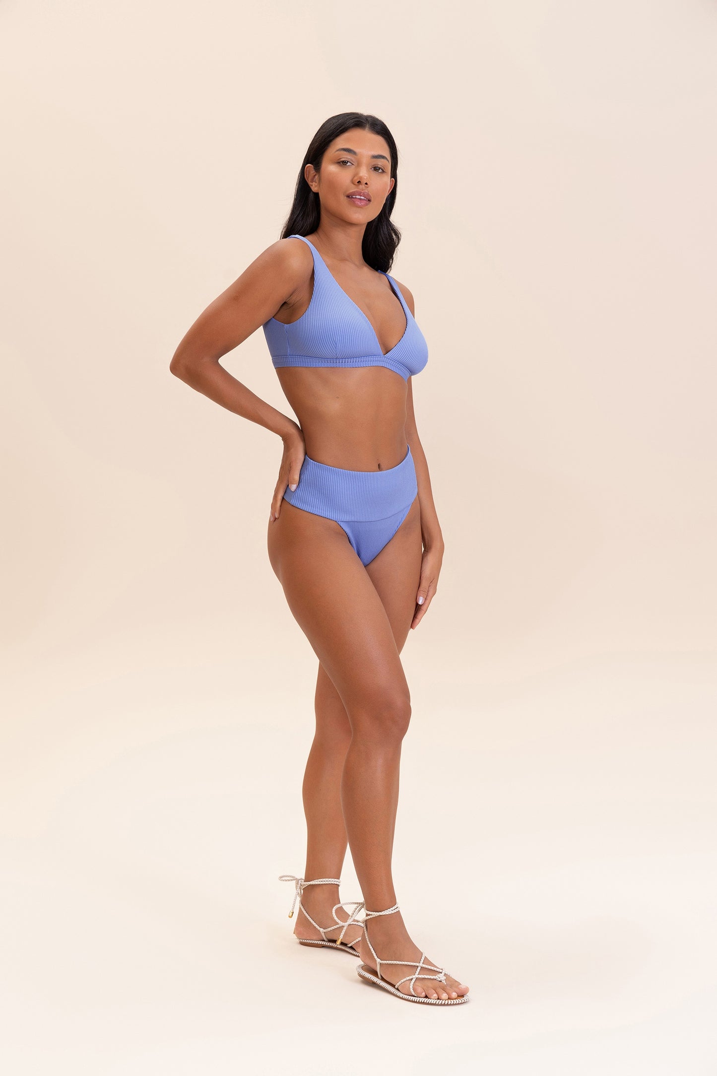 Gloss Rib Bikini Bottom