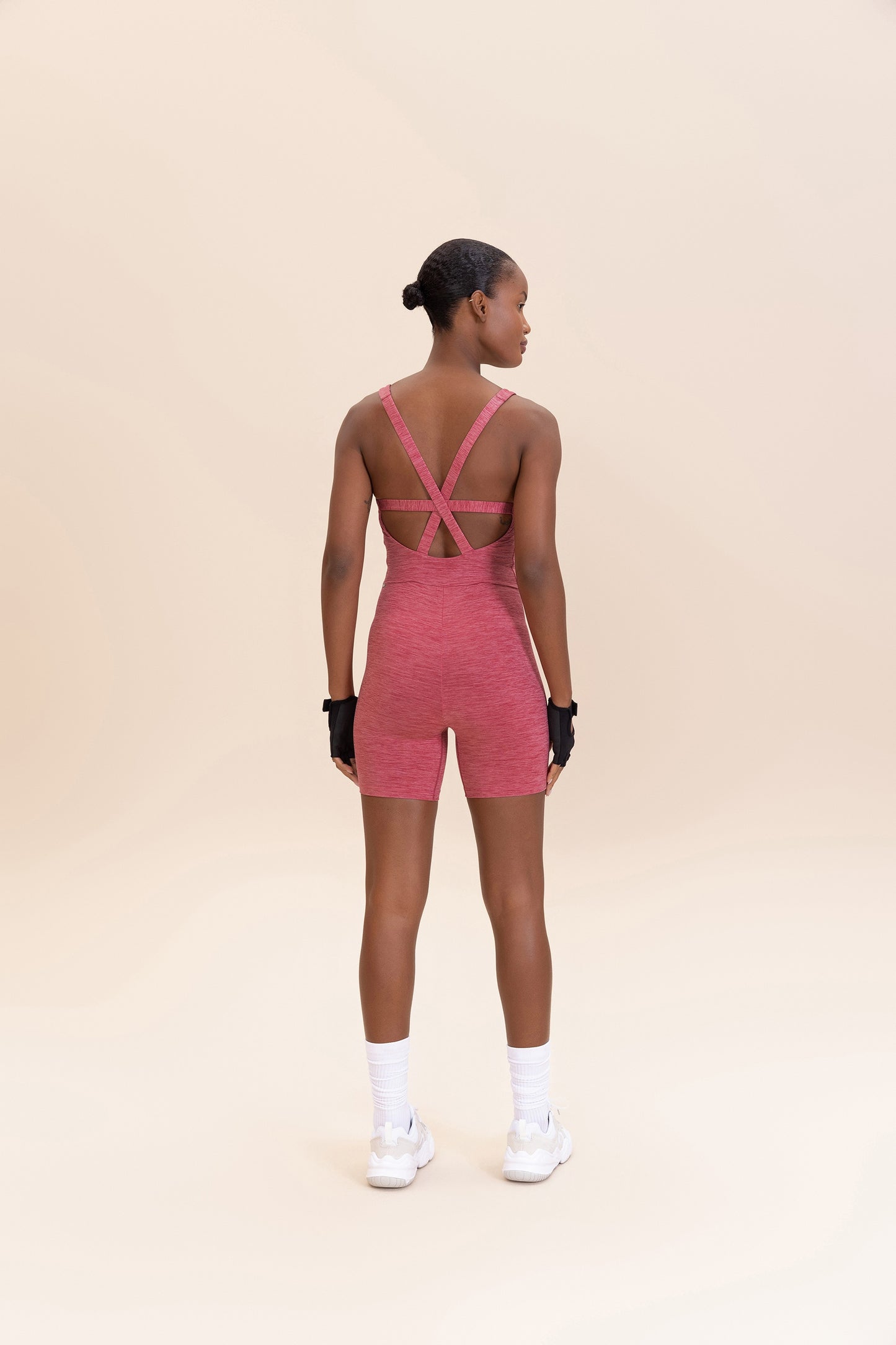 Cross MeIange Long Jumpsuit