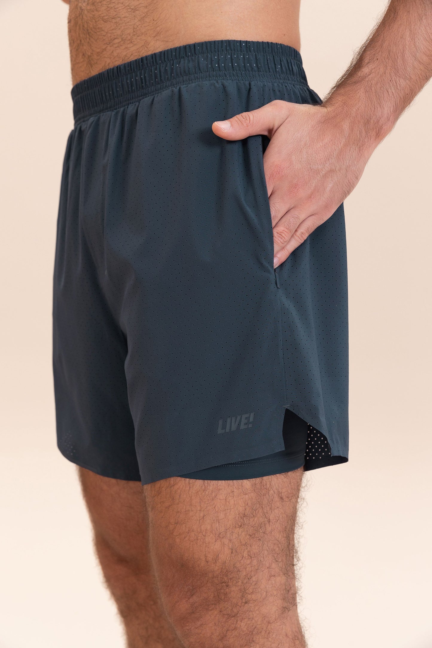 3" Nylon Sweat Fast Shorts