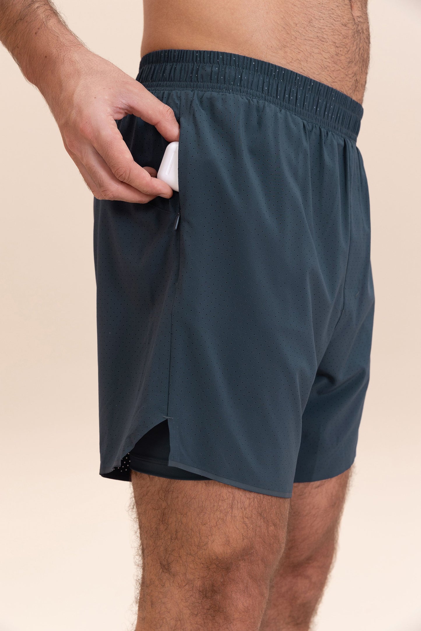 3" Nylon Sweat Fast Shorts