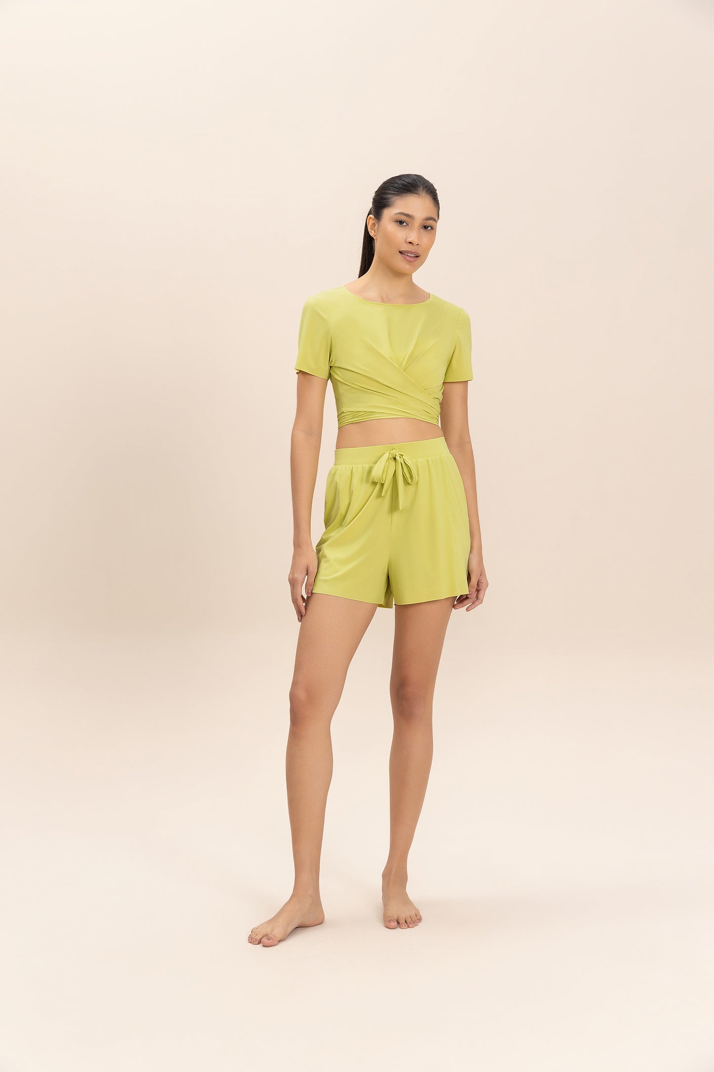 Tie Wide Shorts